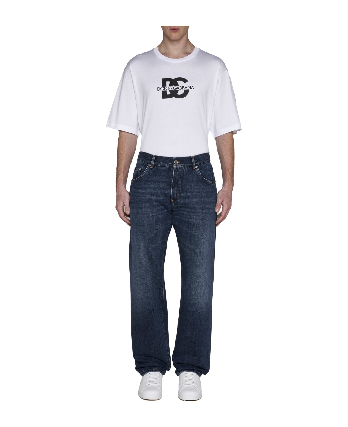 Dolce & Gabbana Dg Logo T-shirt - White シャツ