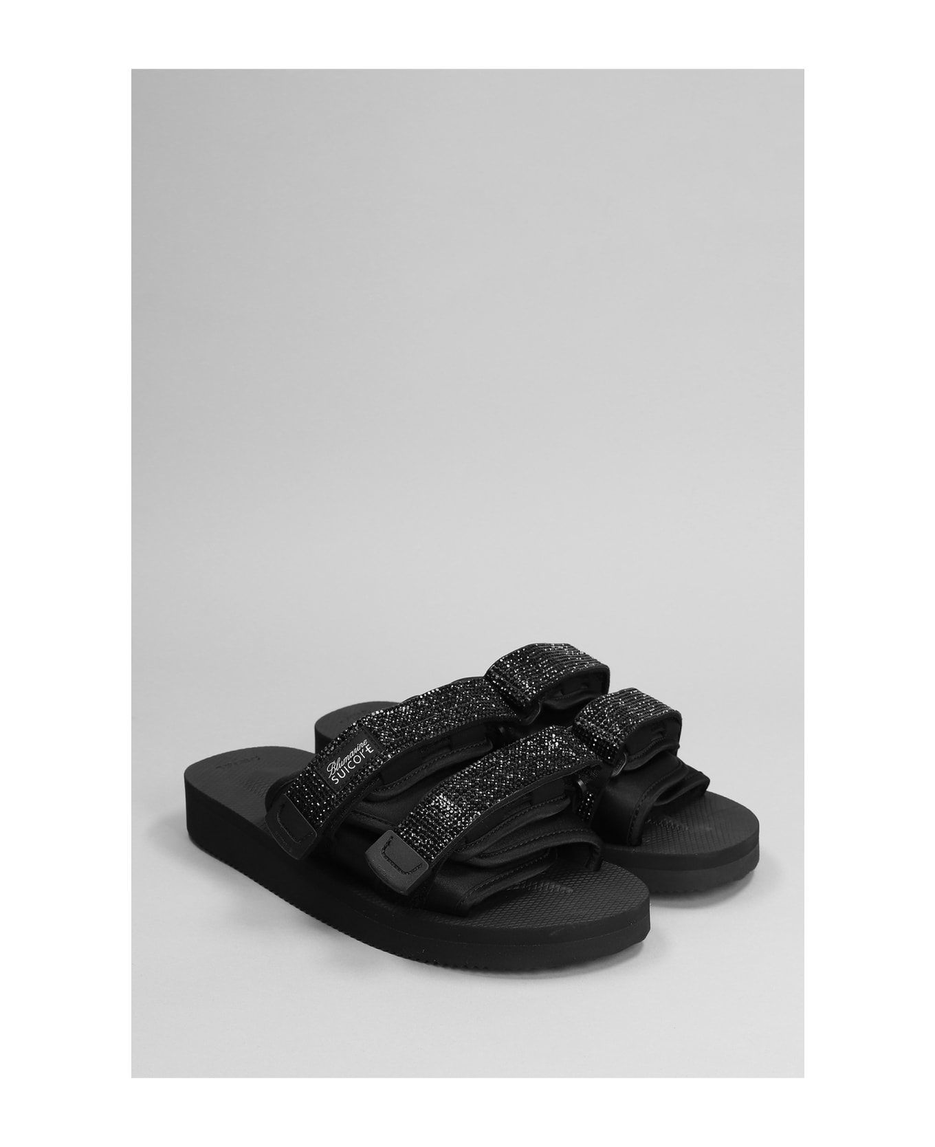 Blumarine X Suicoke Moto Cab Sandals - Black