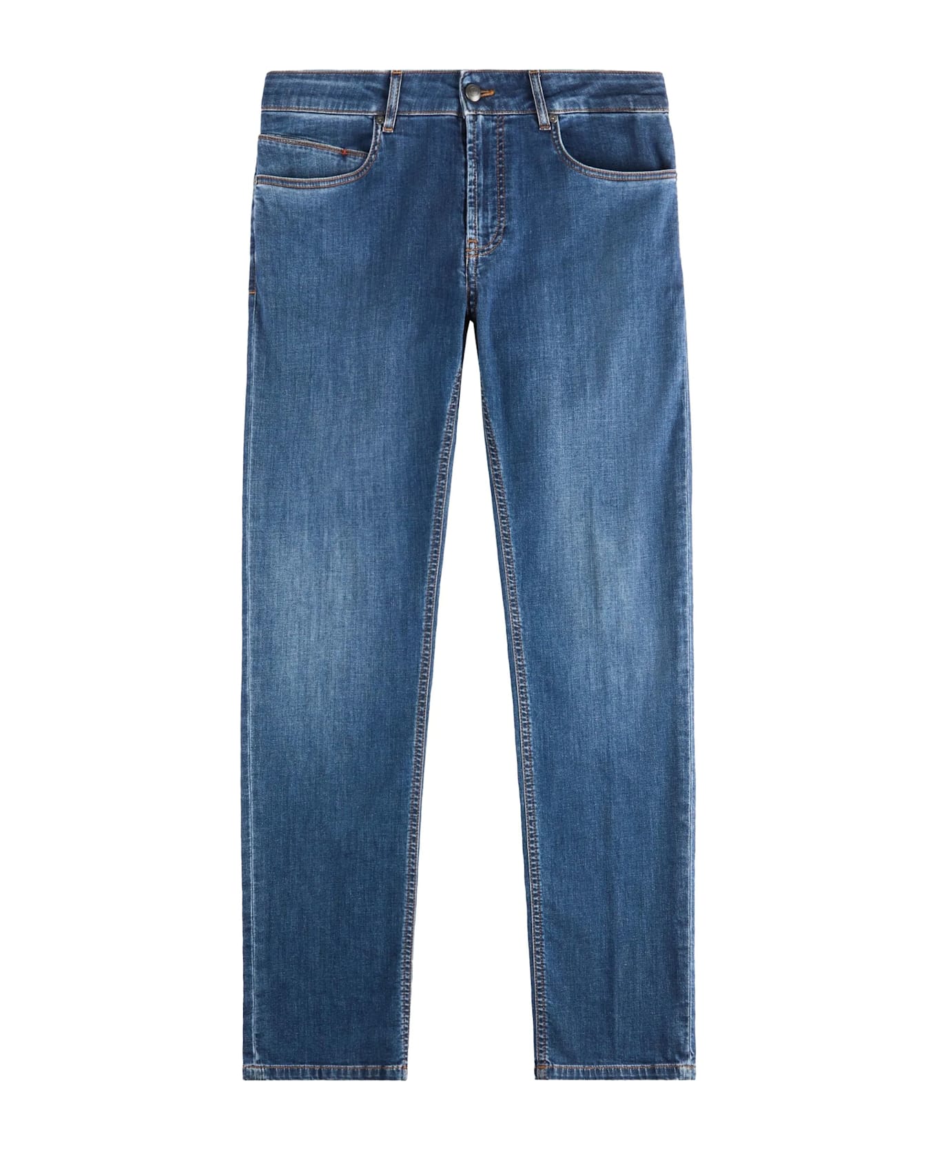 Fay Blue Cotton Denim Jeans