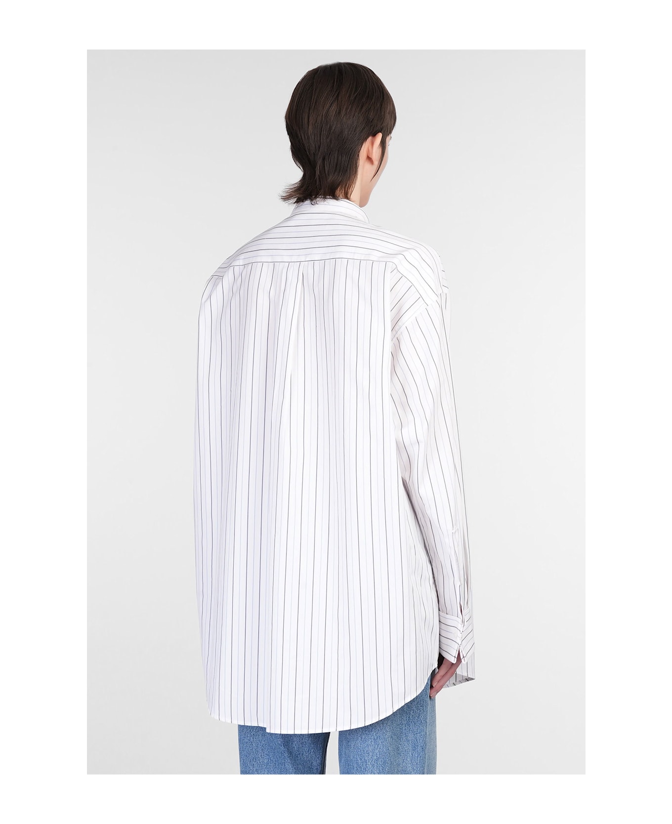 Ami Alexandre Mattiussi Shirt In White Cotton - white
