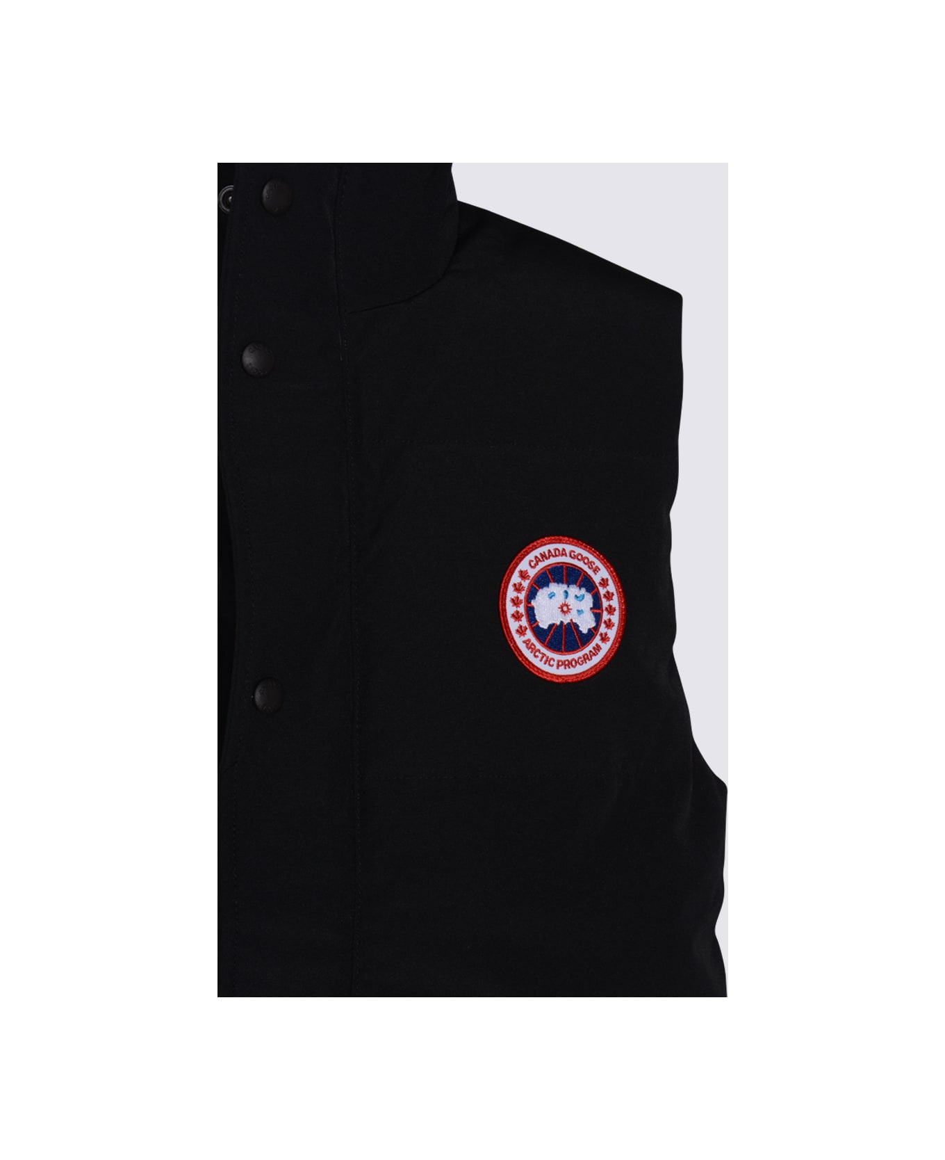 Canada Goose Black Freestyle Crew Vest Down Jacket - Black