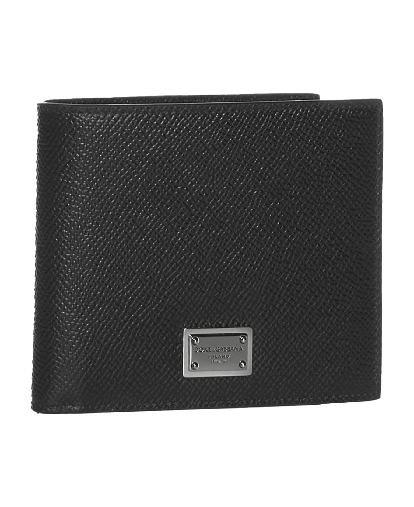 Dolce & Gabbana Logo Bifold Wallet - Black 財布