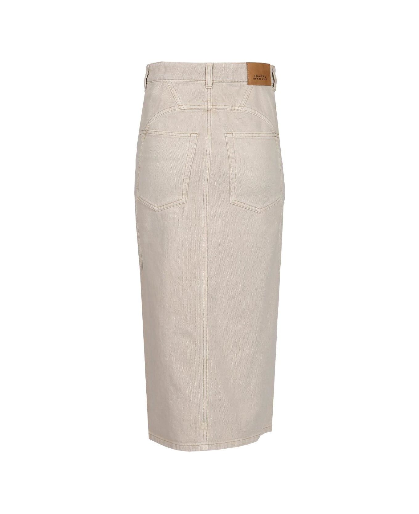 Isabel Marant 
britt
 Midi Skirt - Beige