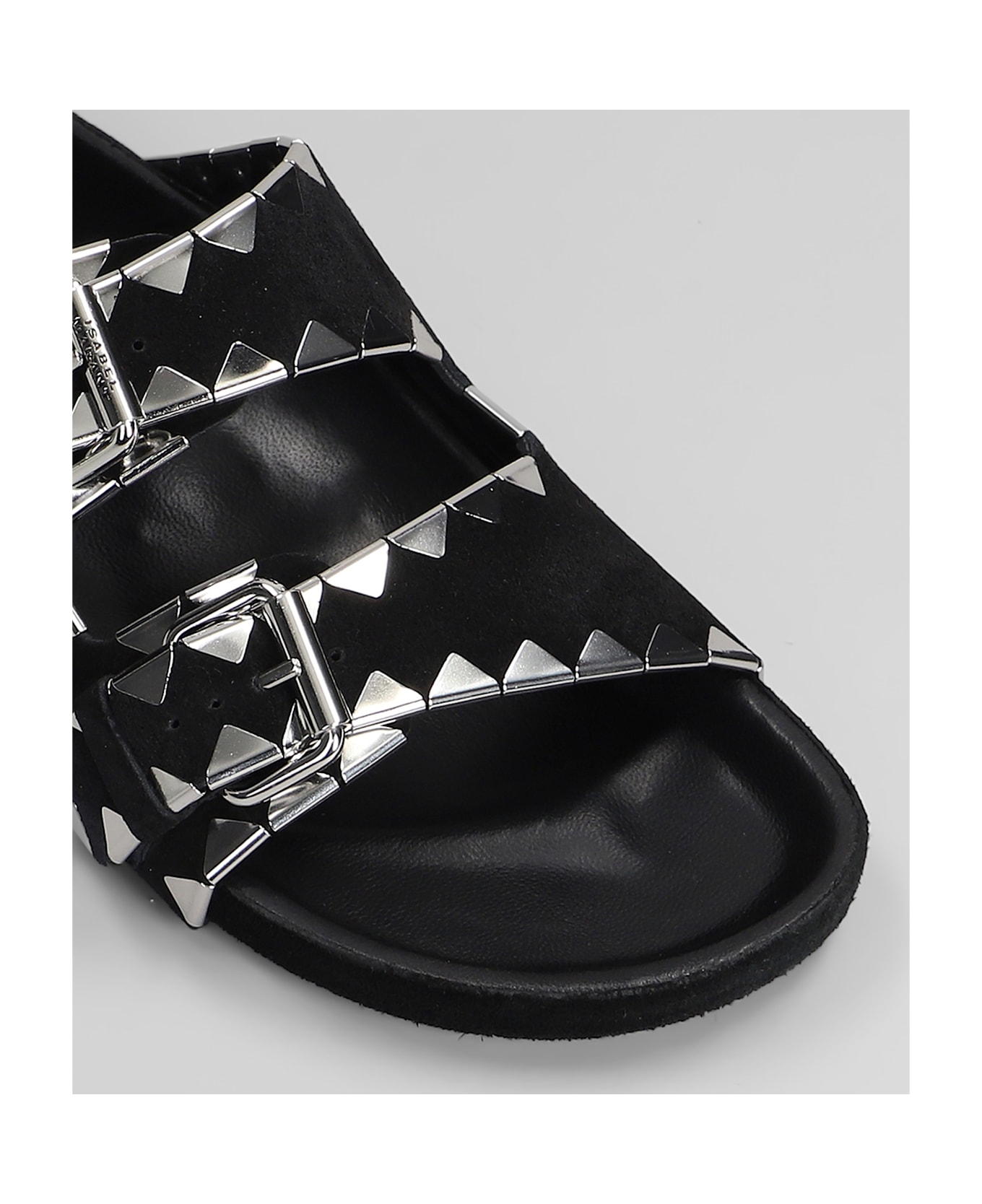 Lennyo Flats In Black Suede - Thumbnail 1