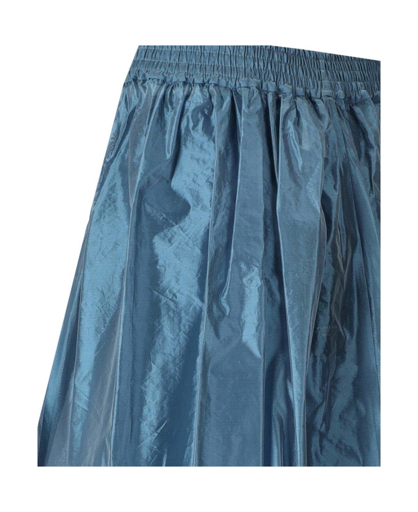 Weekend Max Mara Eros Gathered Skirt - Blu スカート