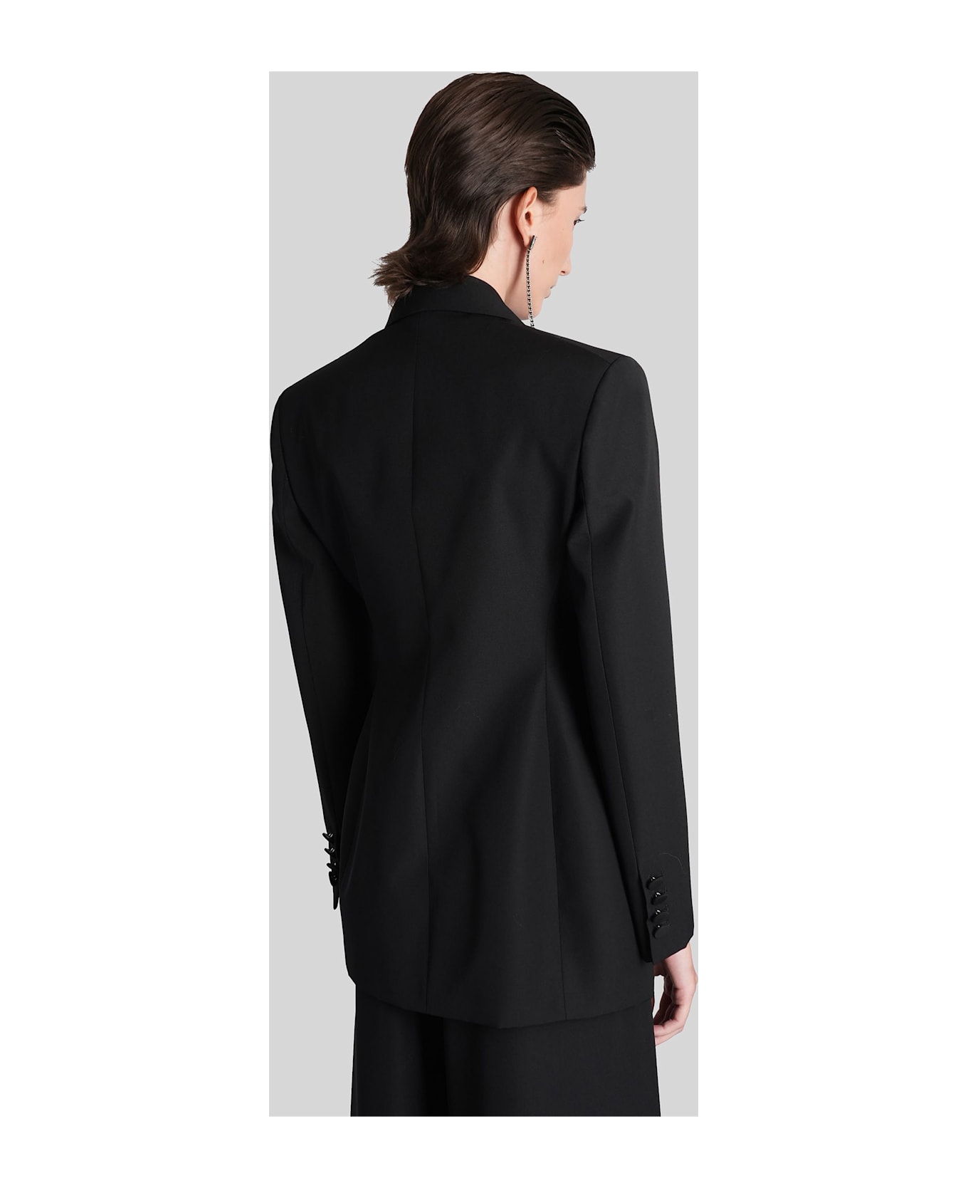 Blumarine Blazer In Black Wool - Black
