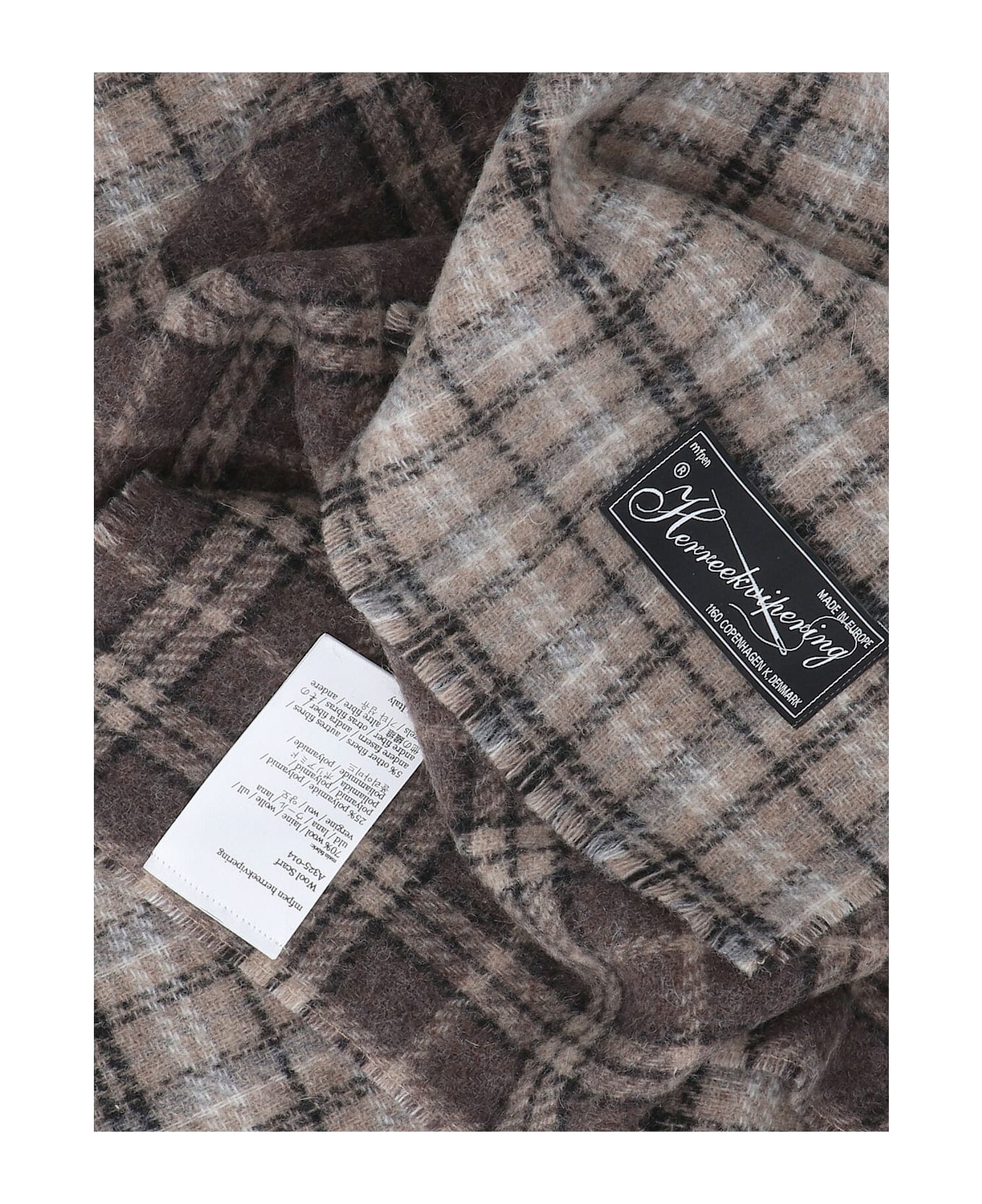 mfpen Wool Blend Scarf - Brown