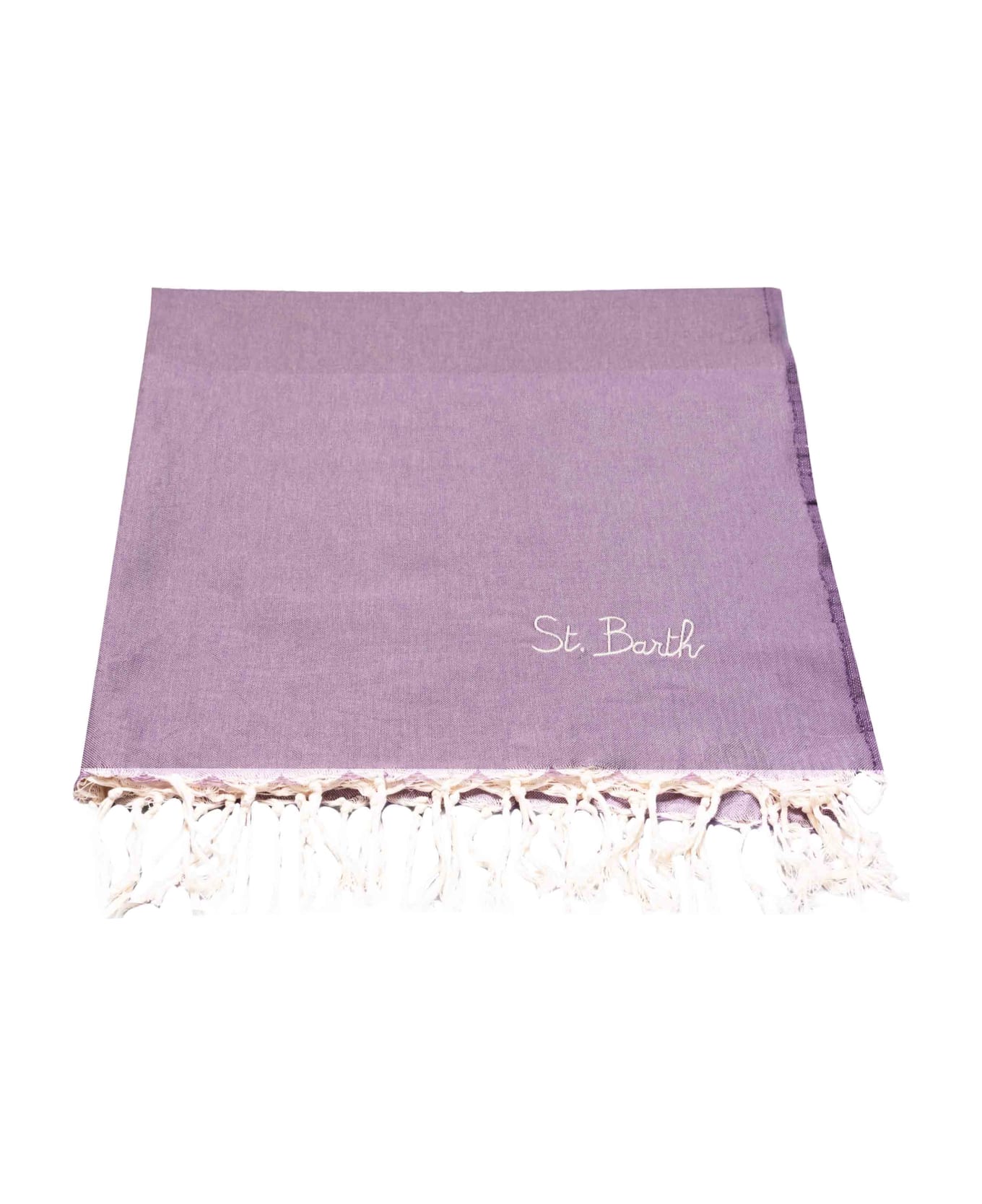 MC2 Saint Barth Tie Dye Cotton Towel - PURPLE