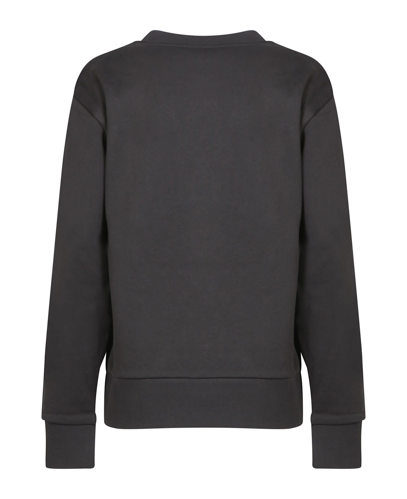 Moncler Logo Black Cotton Sweatshirt - 999