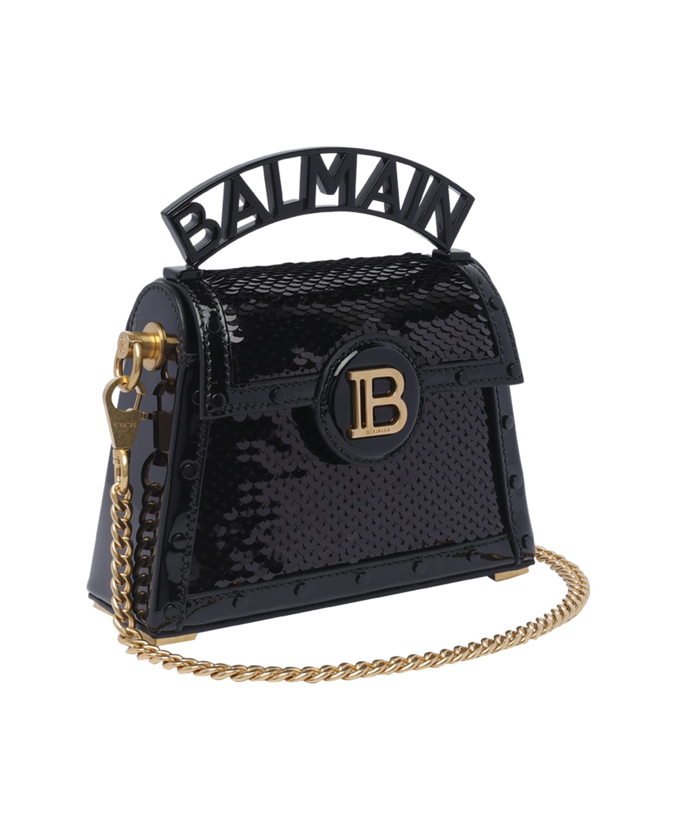 Balmain B-buzz Dynasty Handbag - Black