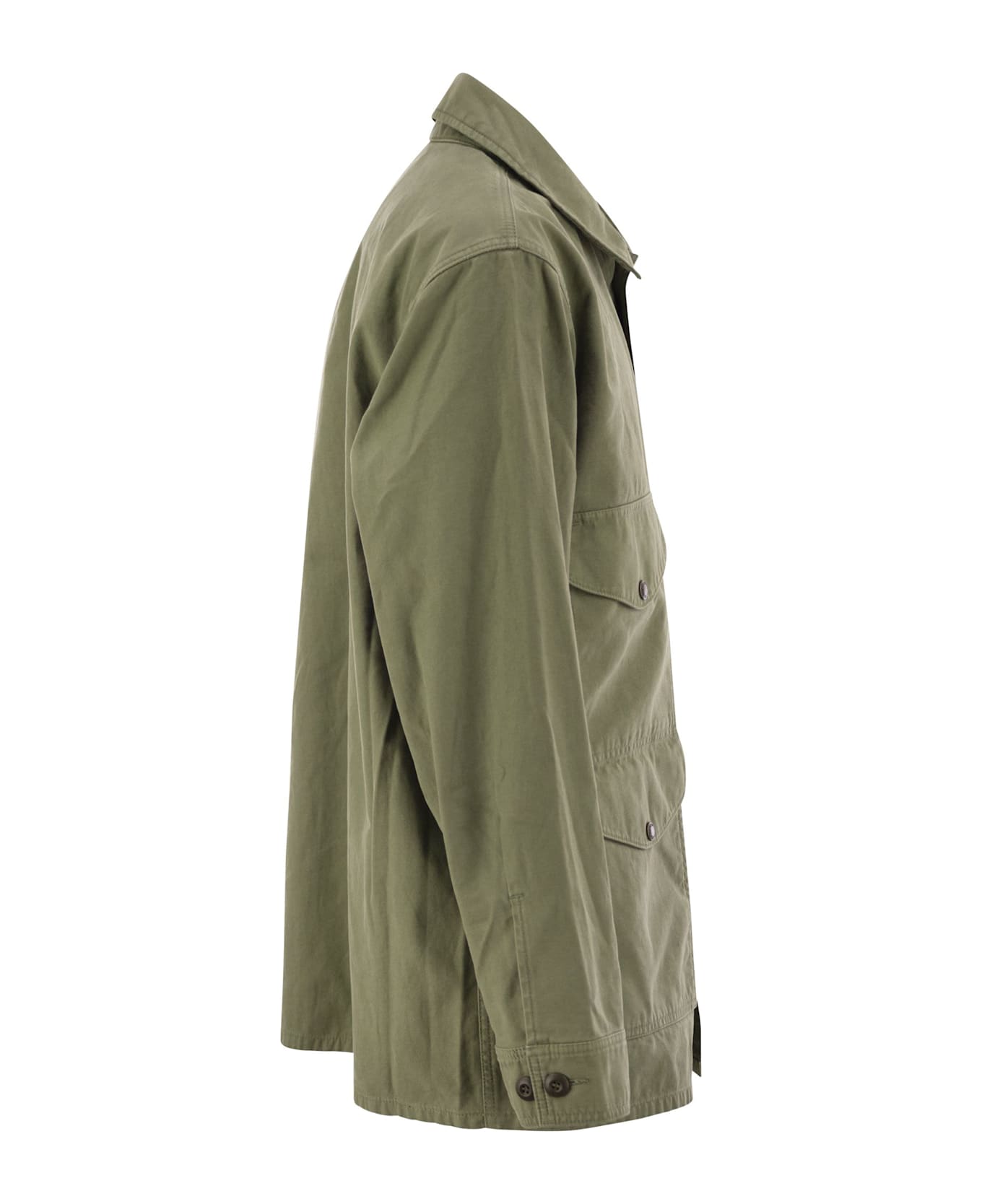 Filson Cruiser - Waxed Cotton Jacket - Military Green