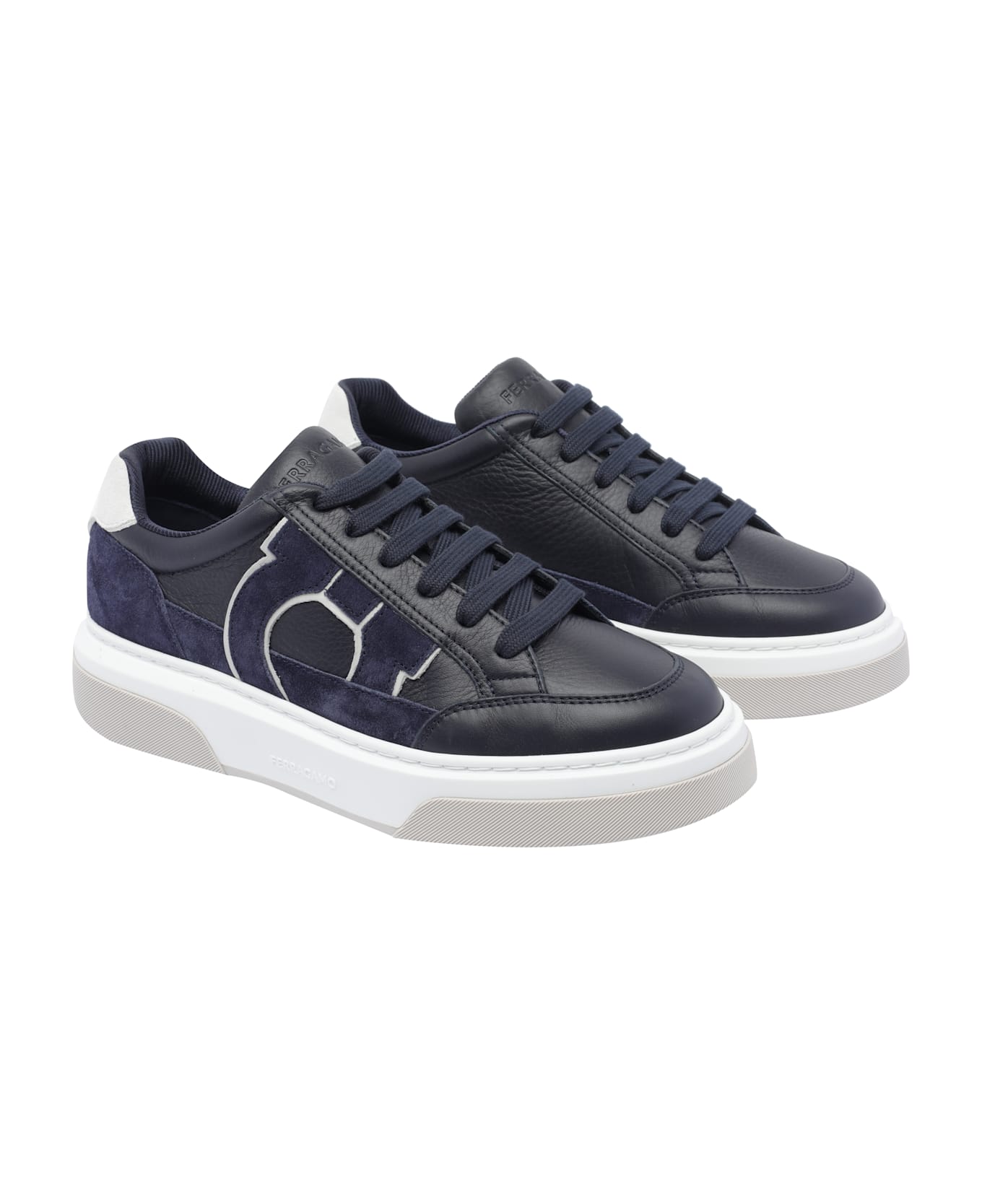 Ferragamo Cassina Gan 2 Sneakers - Blue