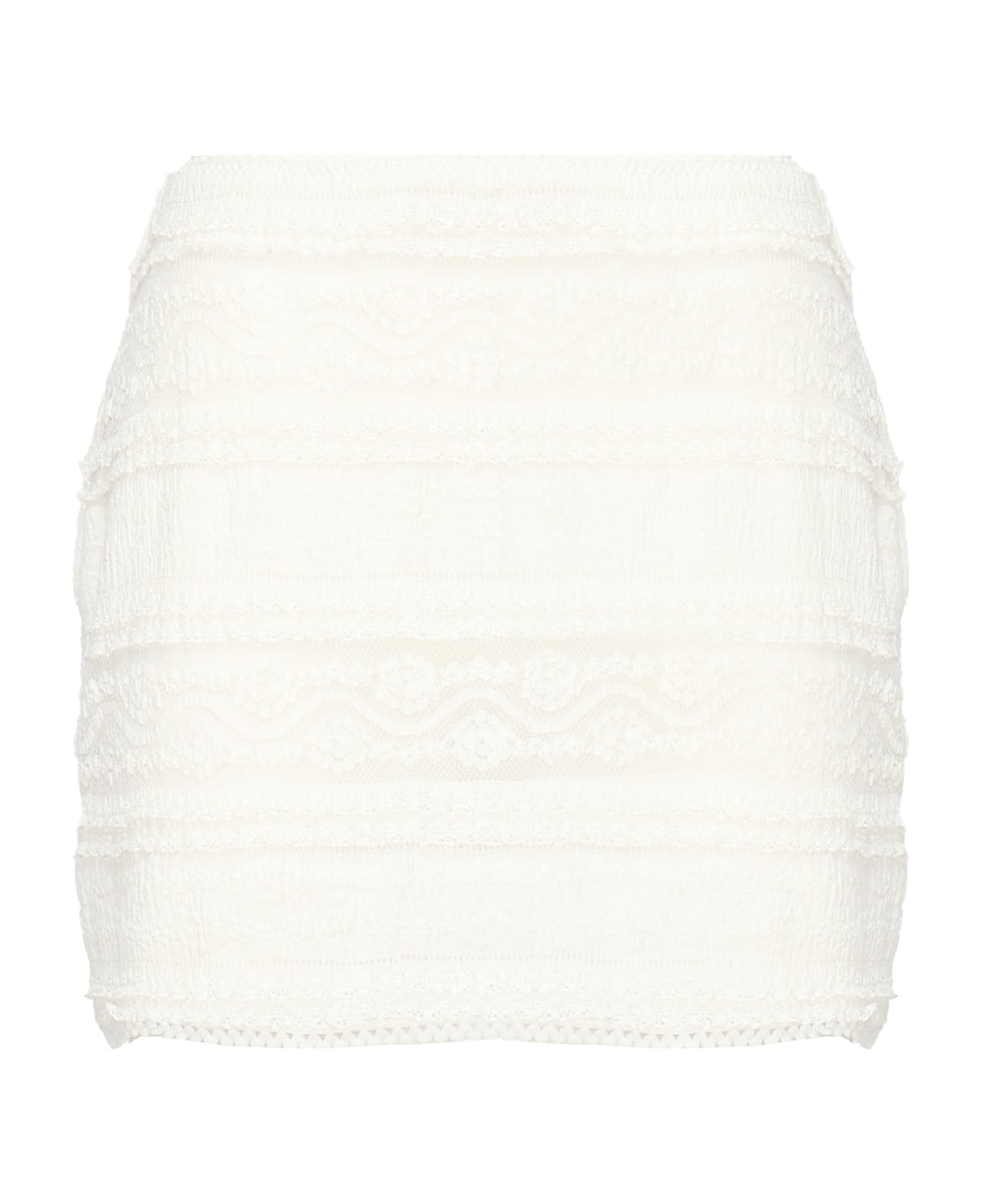 Charo Ruiz Anphy Mini Skirt - White