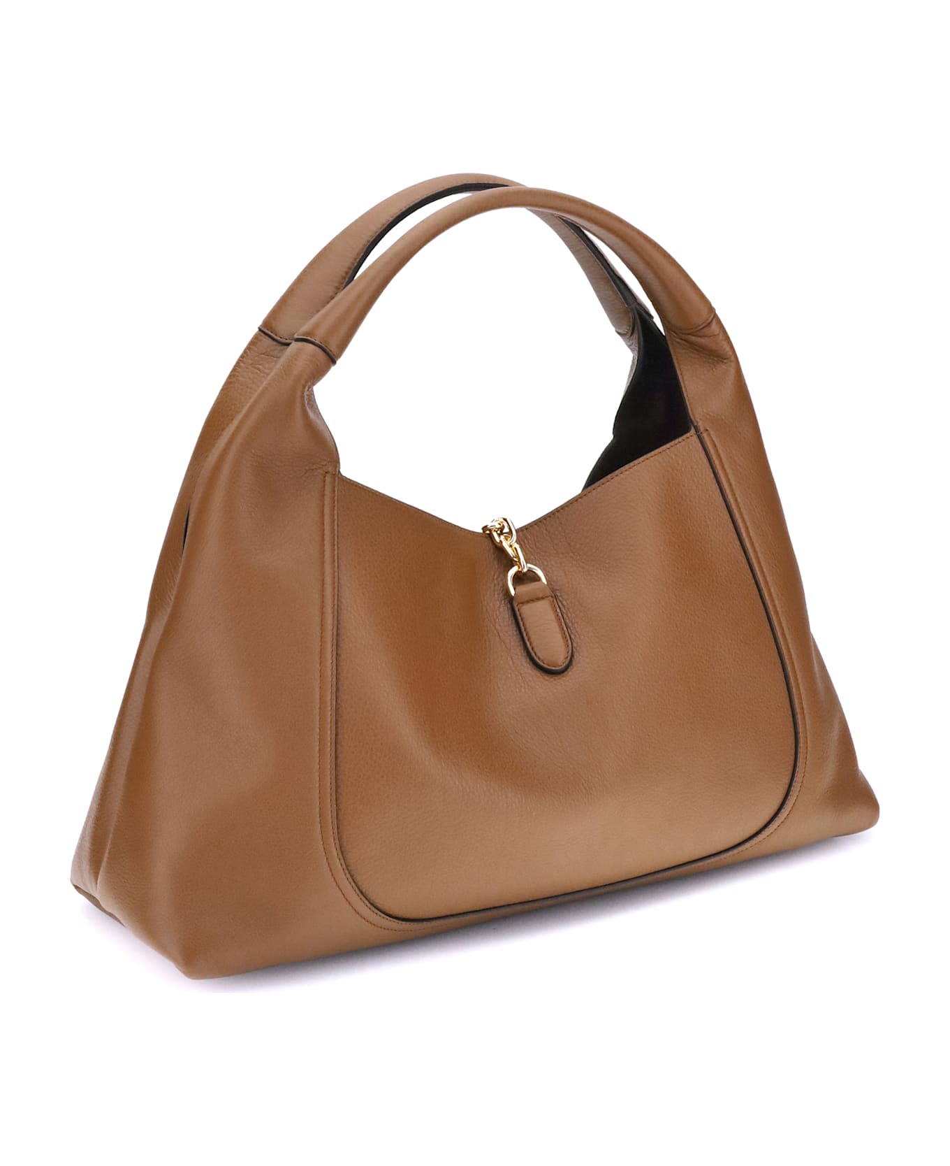 Gucci Softbit Maxi Shoulder Bag - BROWN