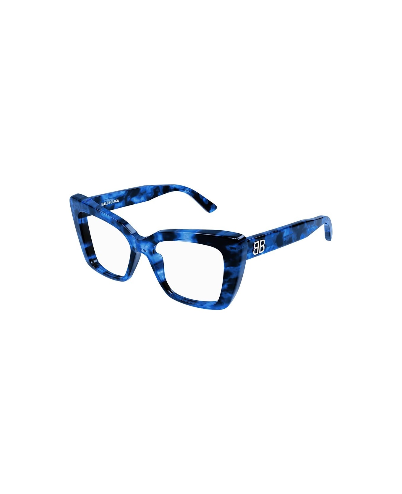 Balenciaga Eyewear Glasses - Blu tartarugato