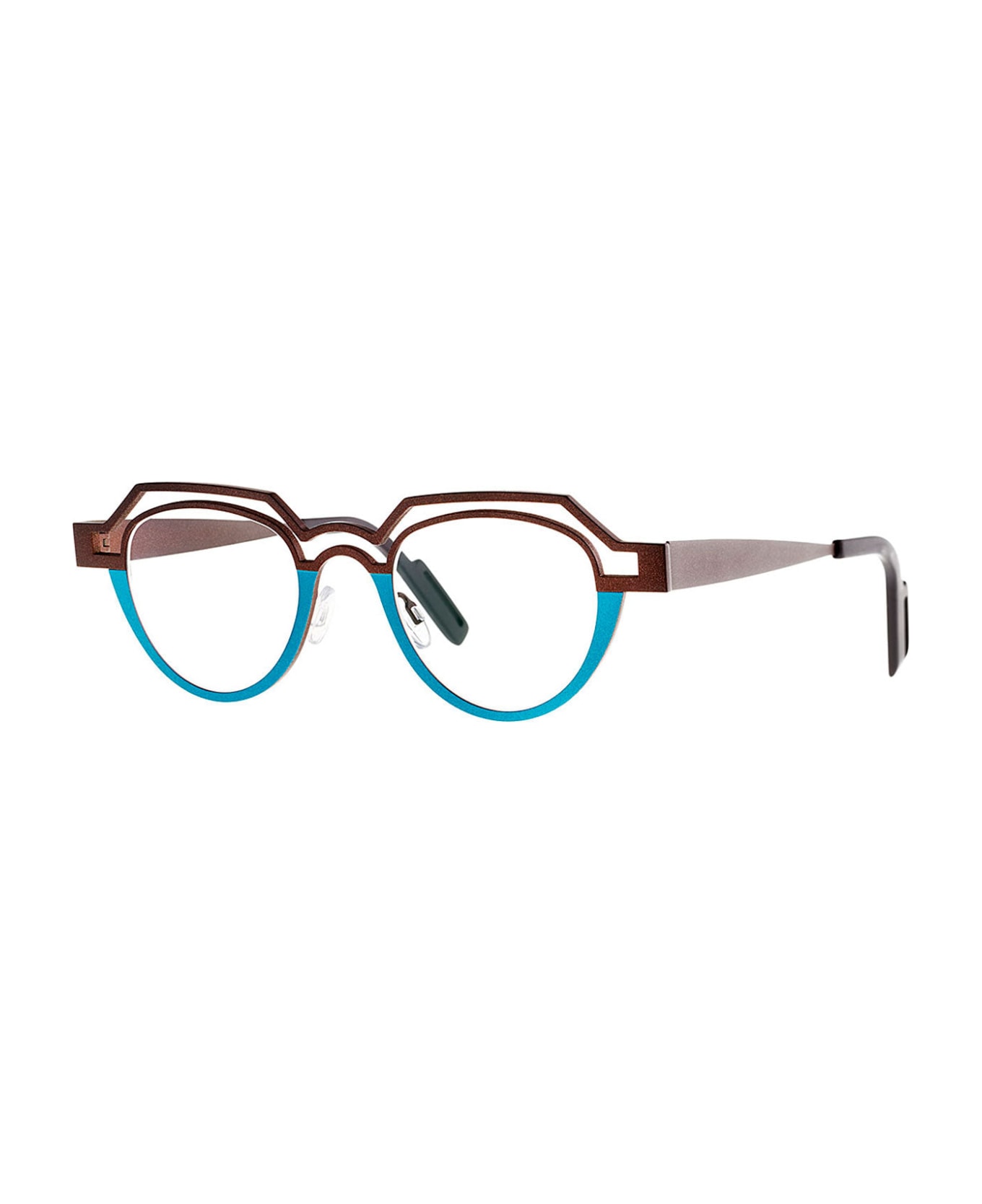 Theo Eyewear Perce 231 Glasses - brown/blue アイウェア