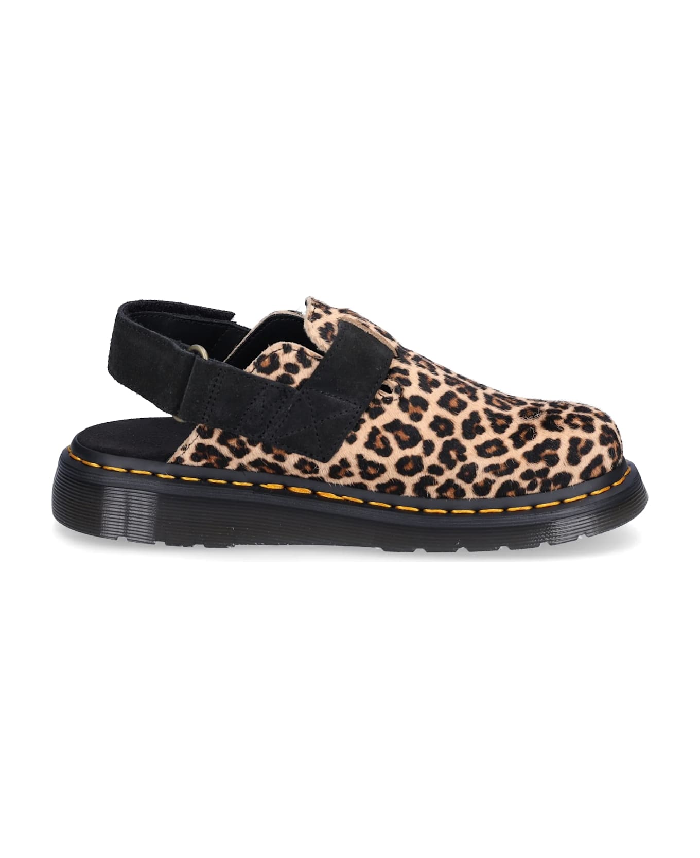 Dr. Martens Jorge Ii Slipper-mule In Animalier Pony Skin - Multi