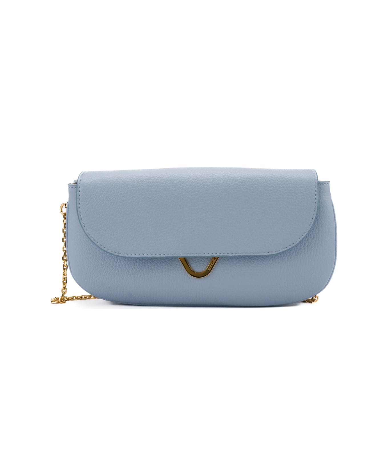 Coccinelle Dew Leather Bag - Blue トートバッグ