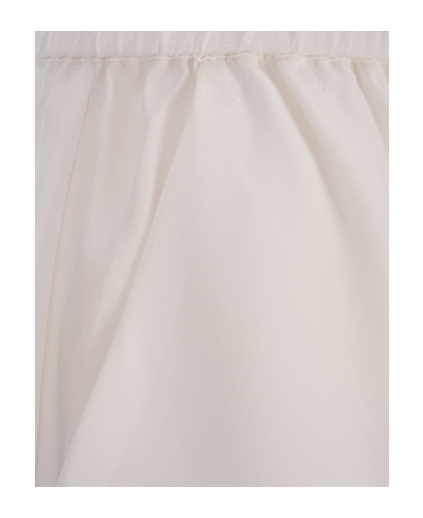 Parosh Sofia Shorts In White Silk - White ショートパンツ