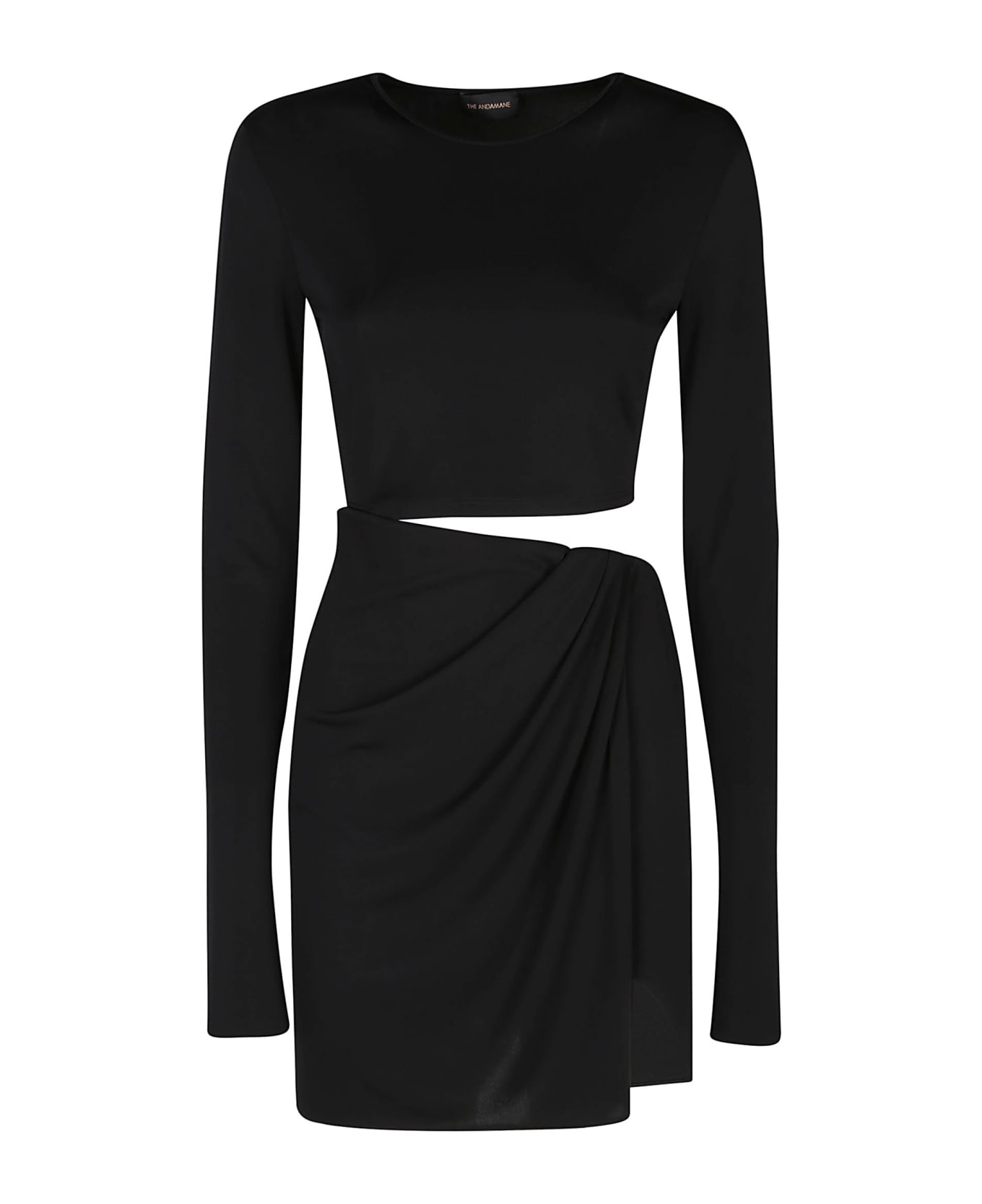 The Andamane Gia Mini Cut Out Mini Dress - Black