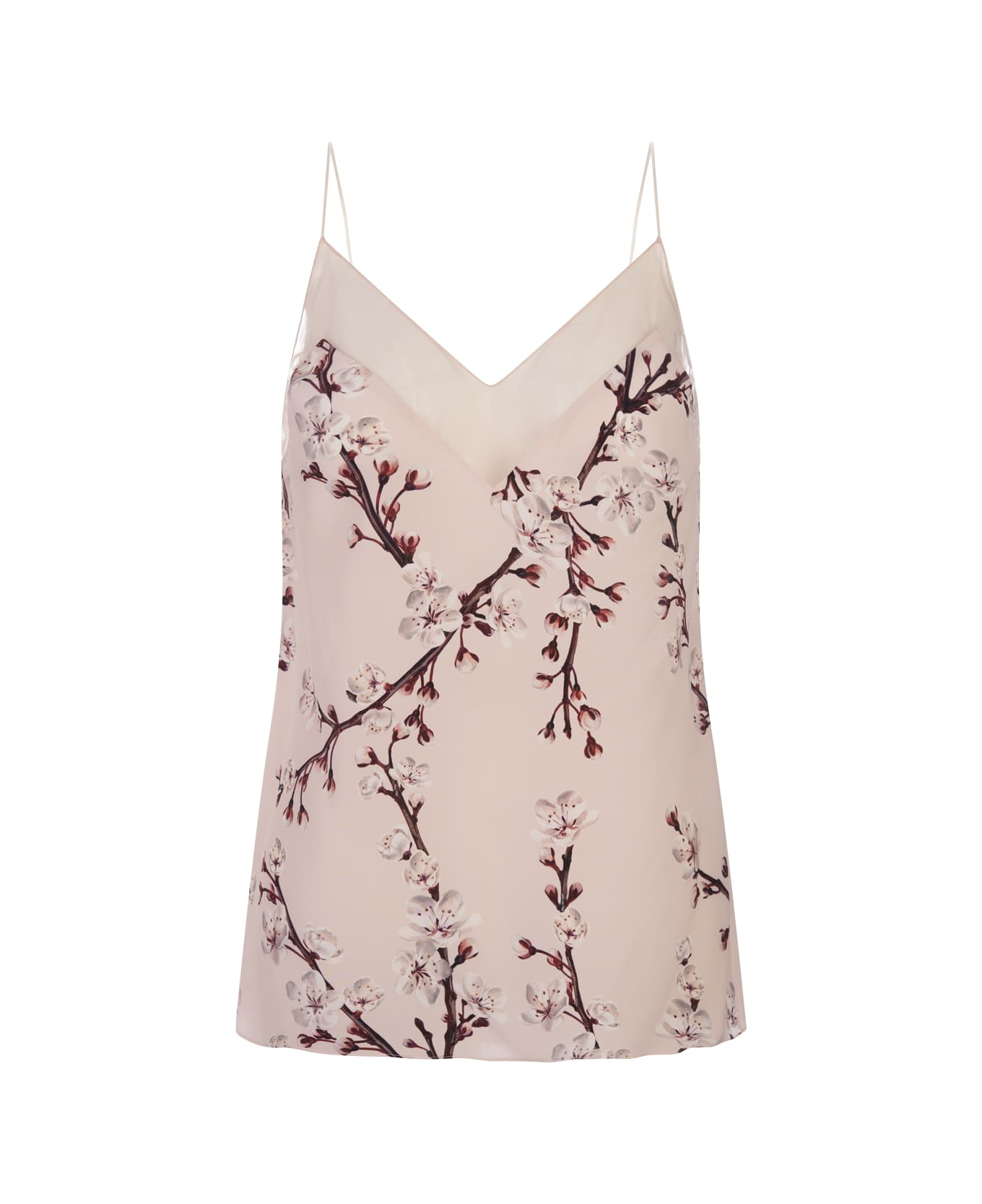Alexander McQueen Flowers Top In Pink - Pink