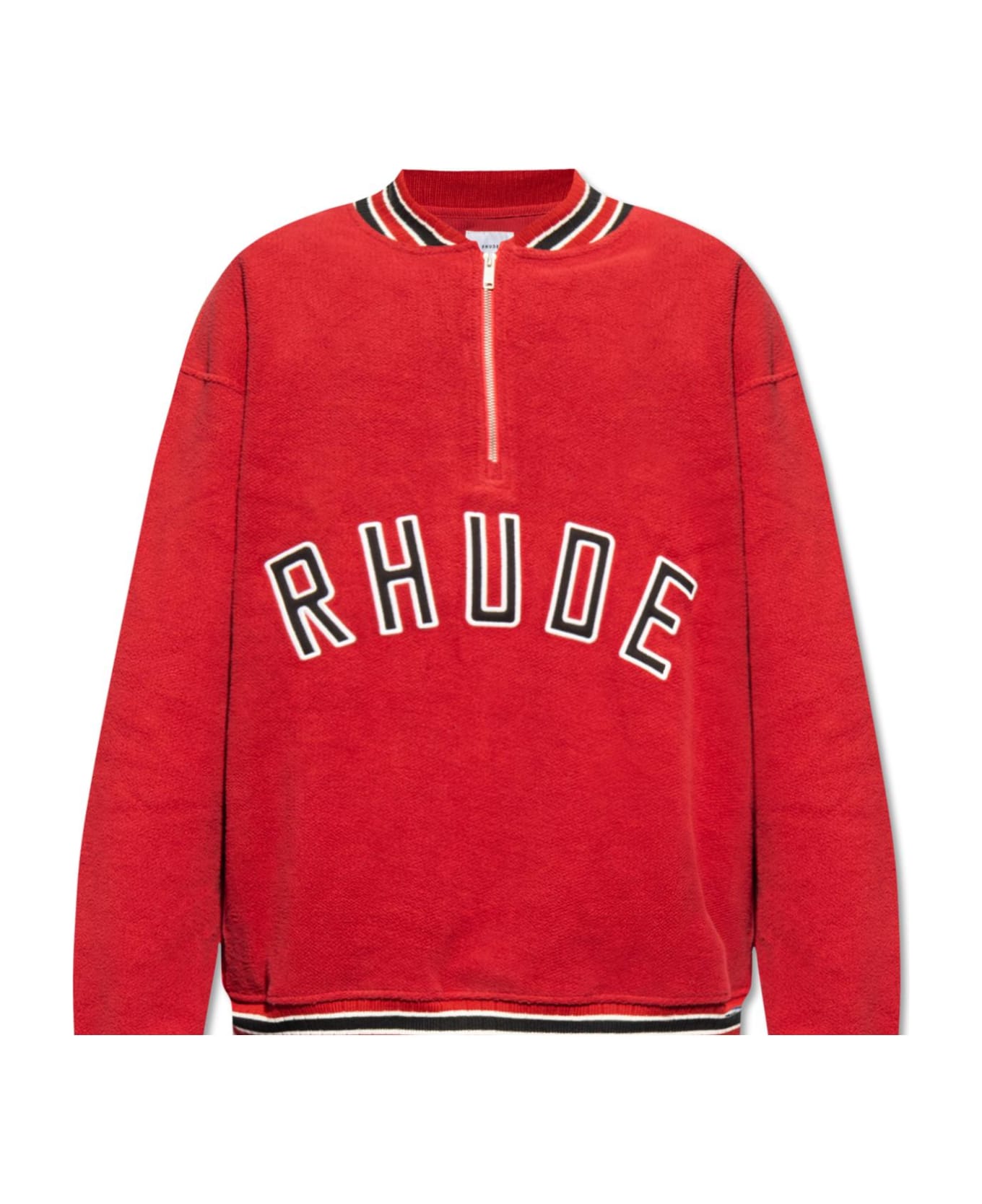 Rhude Cotton Sweatshirt - Vintage Red フリース
