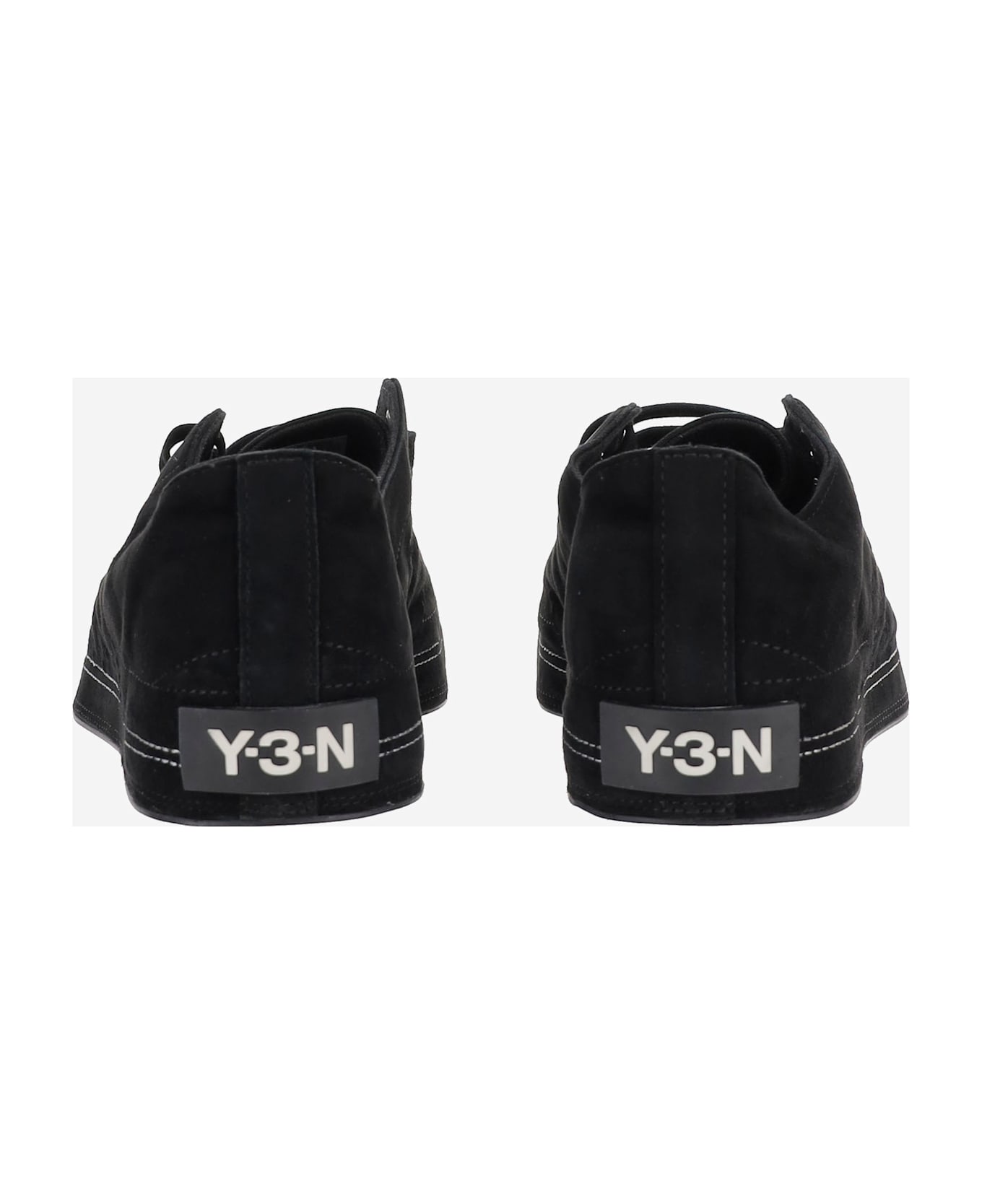 Y-3 X Neighborhood Leather Sneakers - Black