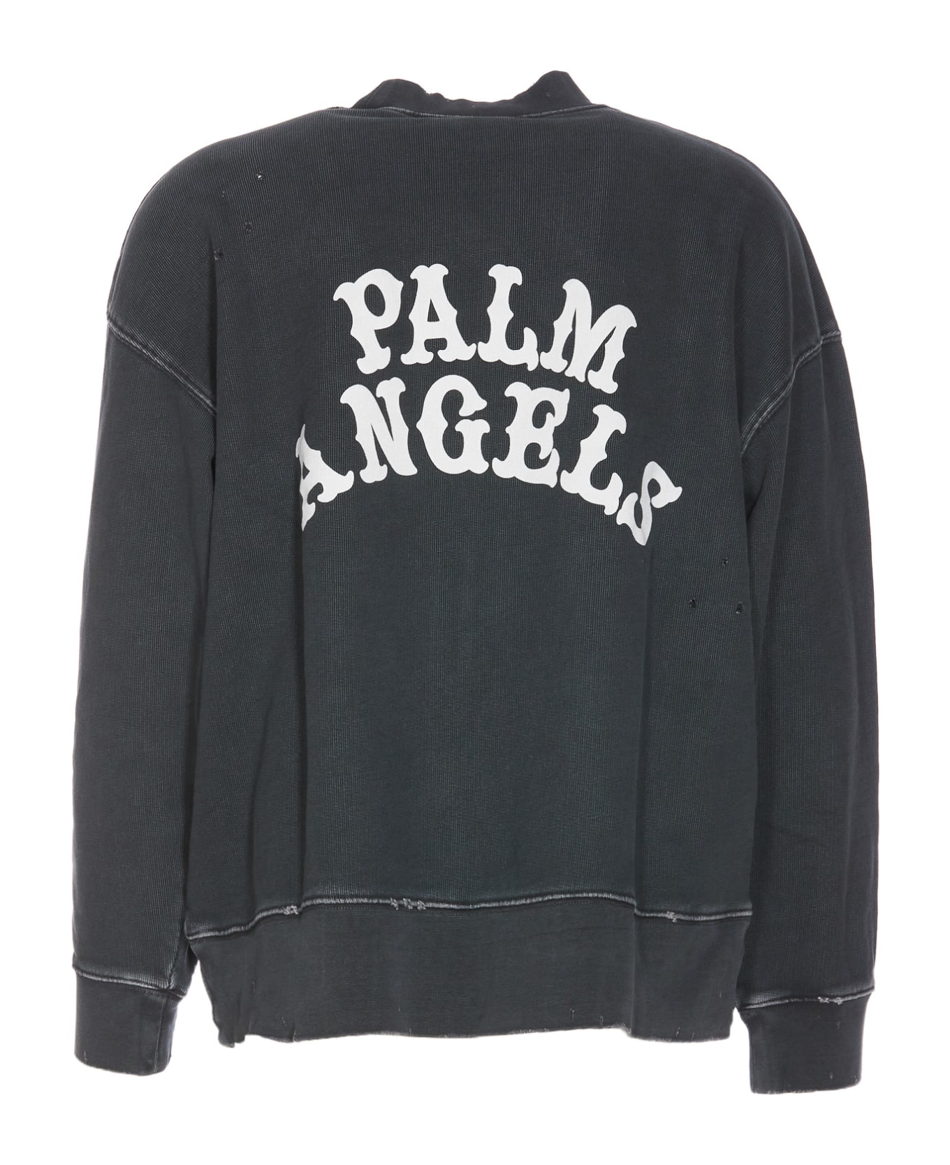 Palm Angels Dice Game Graphic-printed Crewneck Sweatshirt - MultiColour フリース
