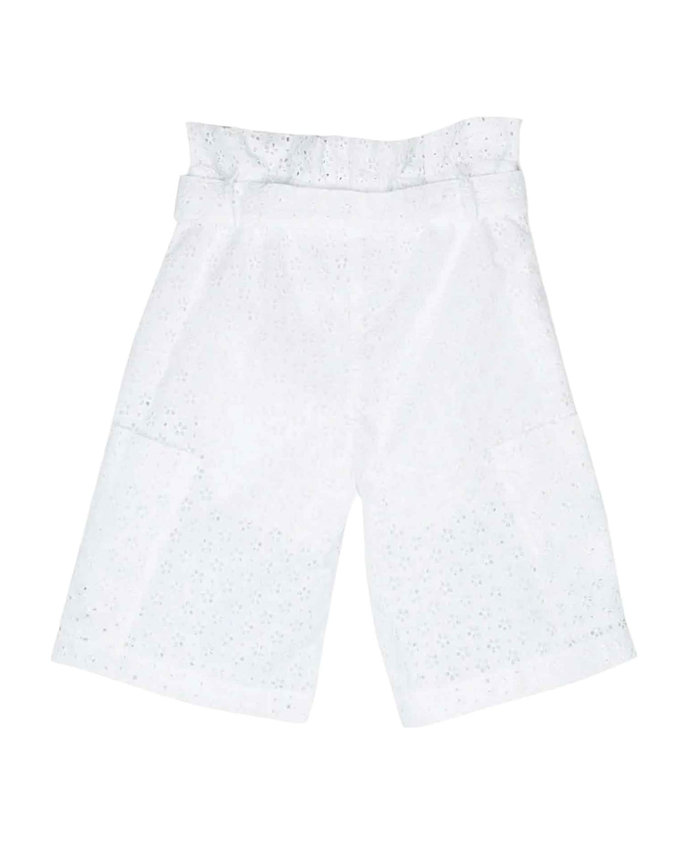 Philosophy di Lorenzo Serafini Kids White Shorts Girl - Bianco