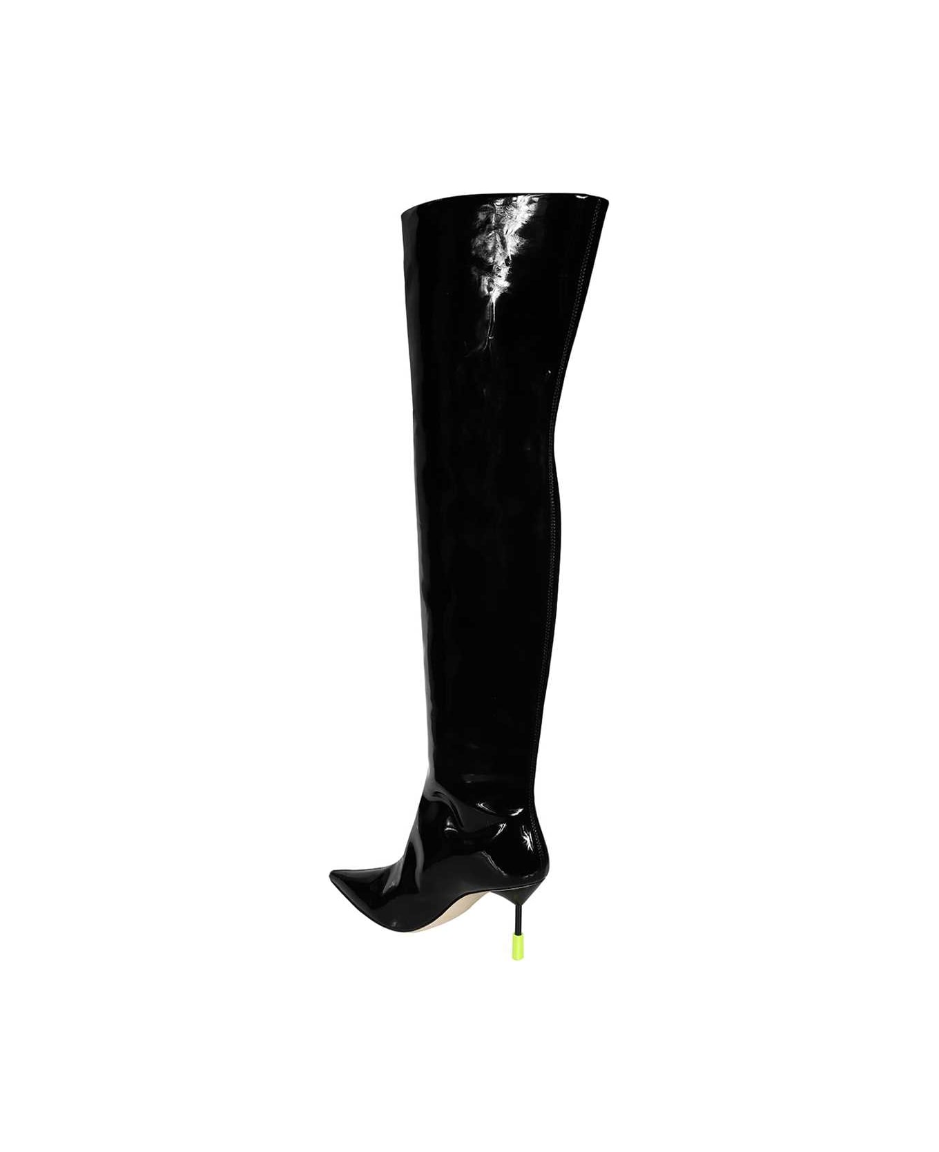 MSGM Over-the-knee Boots - black