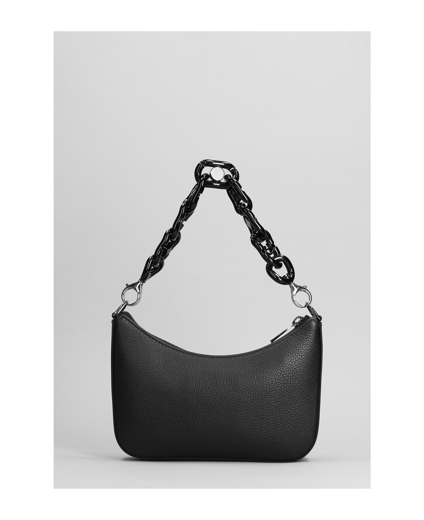 Christian Louboutin Loubila Chain Shoulder Bag In Black Leather - black