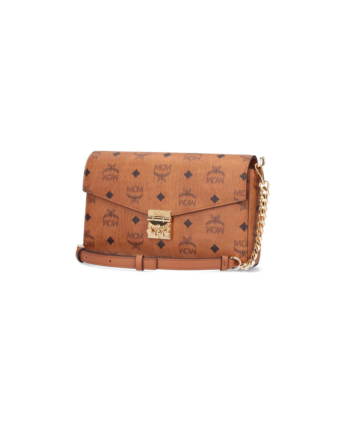 MCM Medium Crossbody Bag "tracy" - Brown