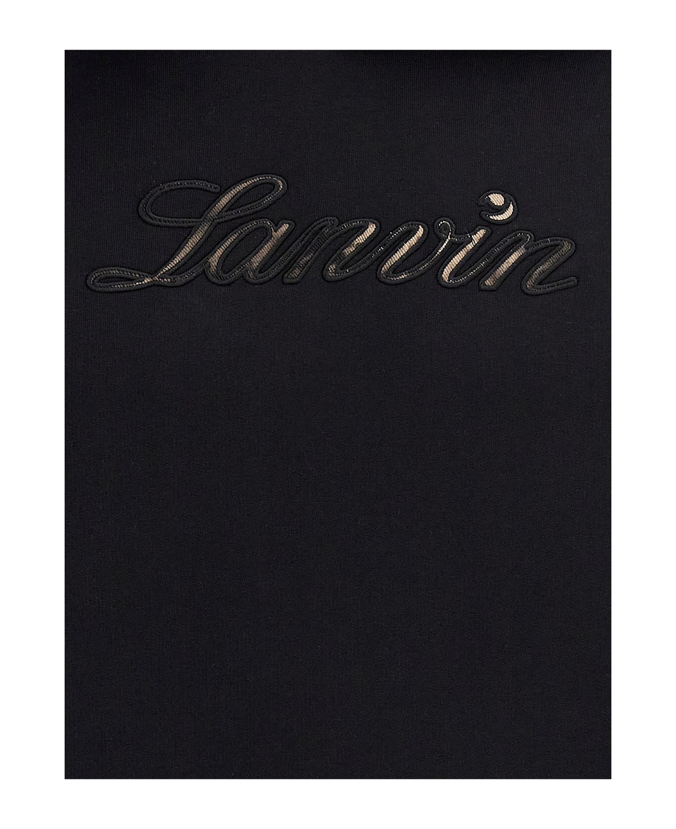 Lanvin Logo Hoodie - Black