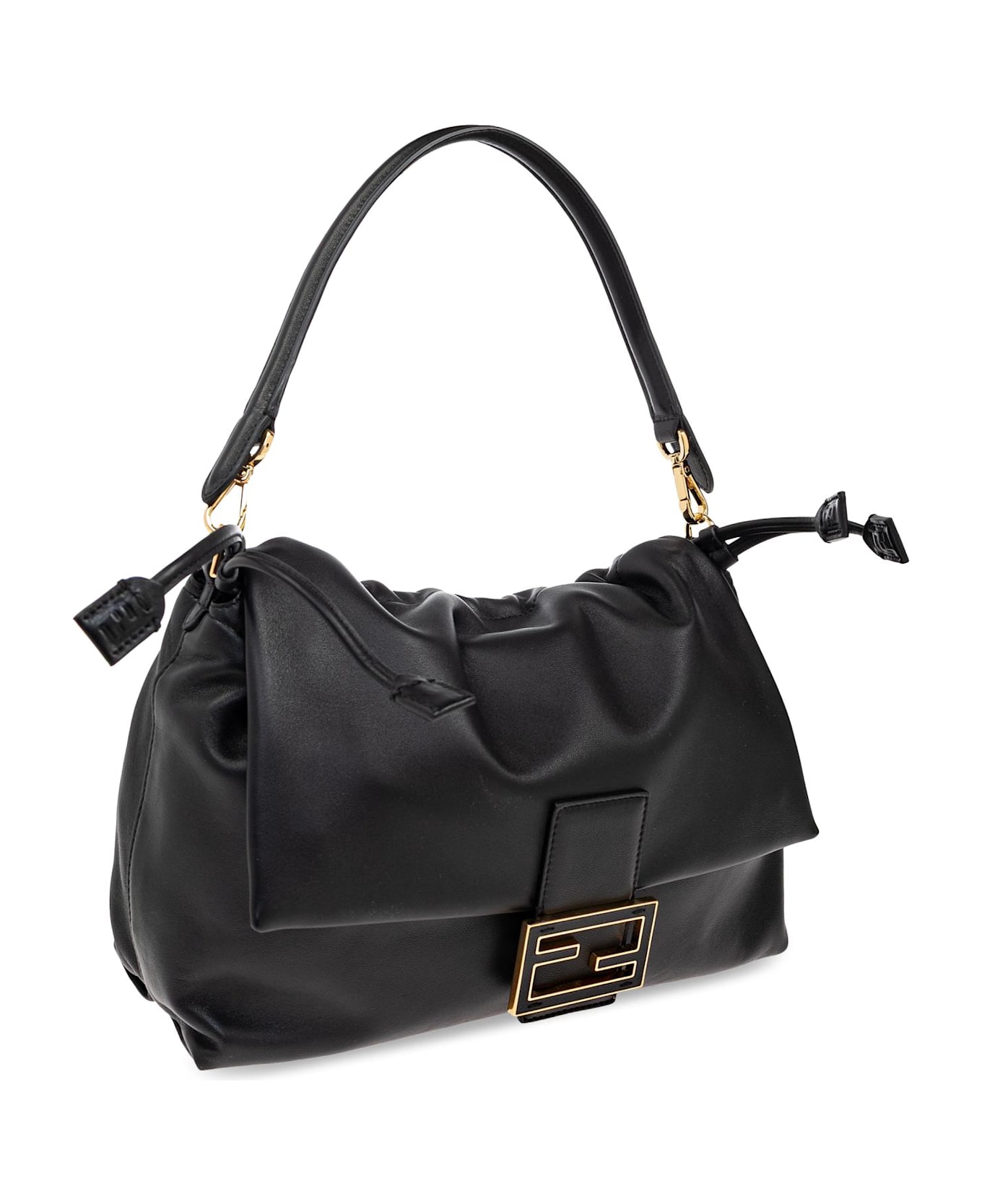 Fendi Leather Shoulder Bag Mamma Baguette Large