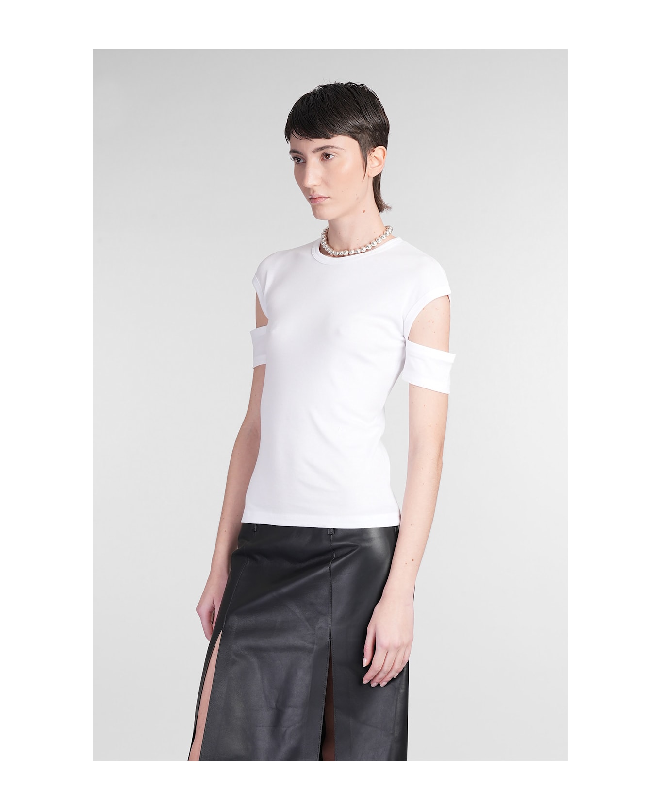Helmut Lang Topwear In White Cotton - white