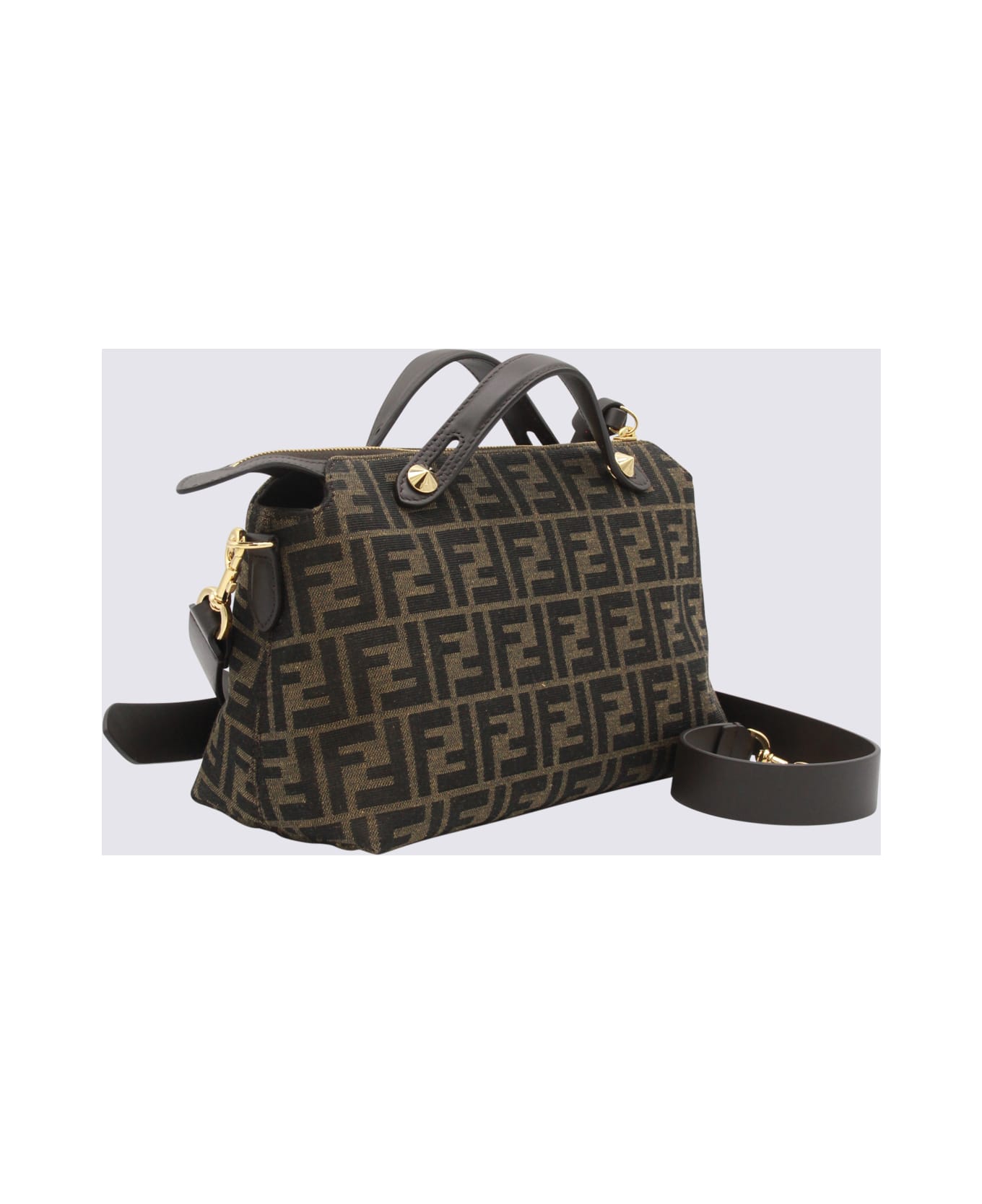 Fendi Brown Leather By The Way Top Handle Bag