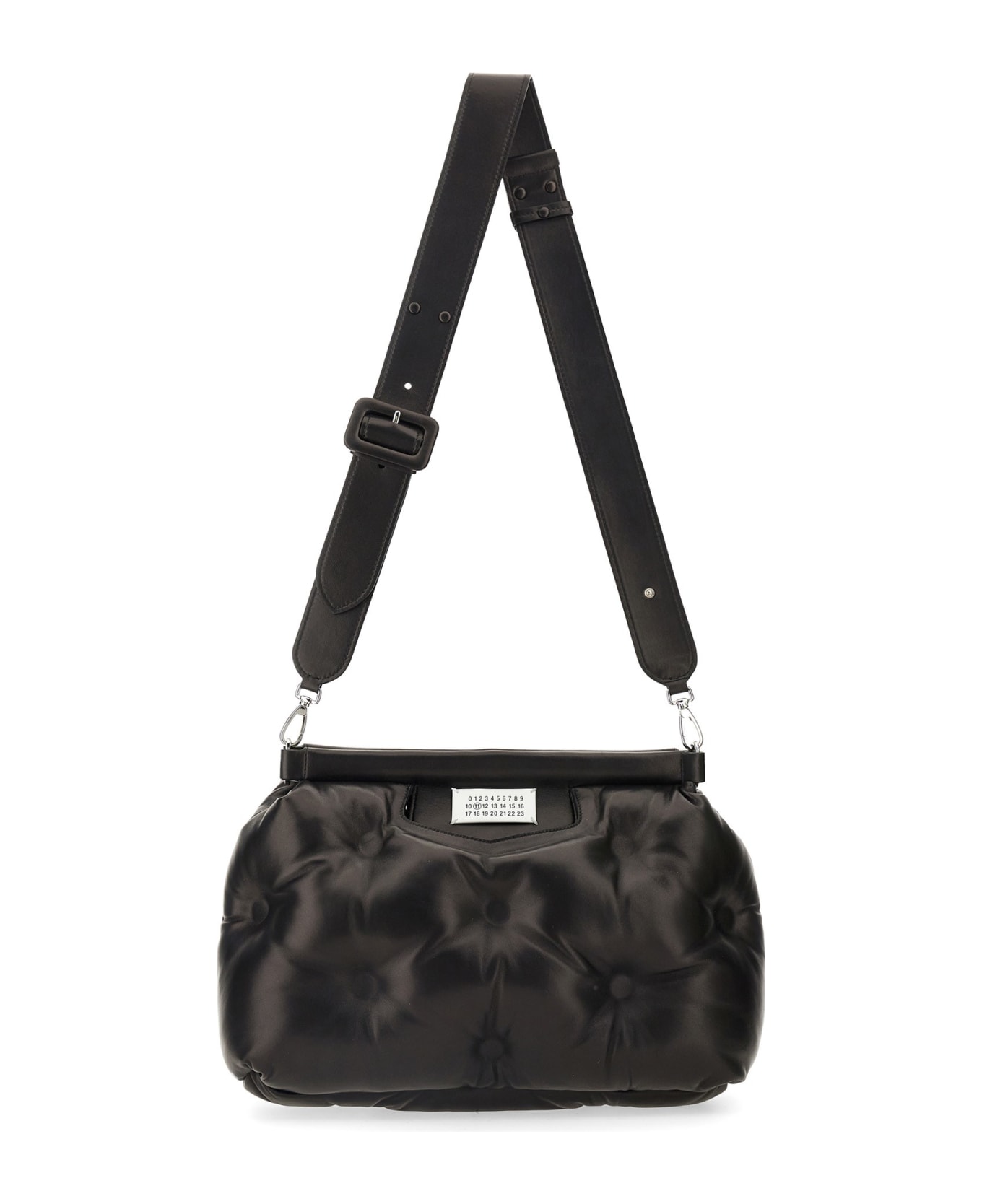Maison Margiela Glam Slam Classique Medium Shoulder Bag - Black クラッチバッグ