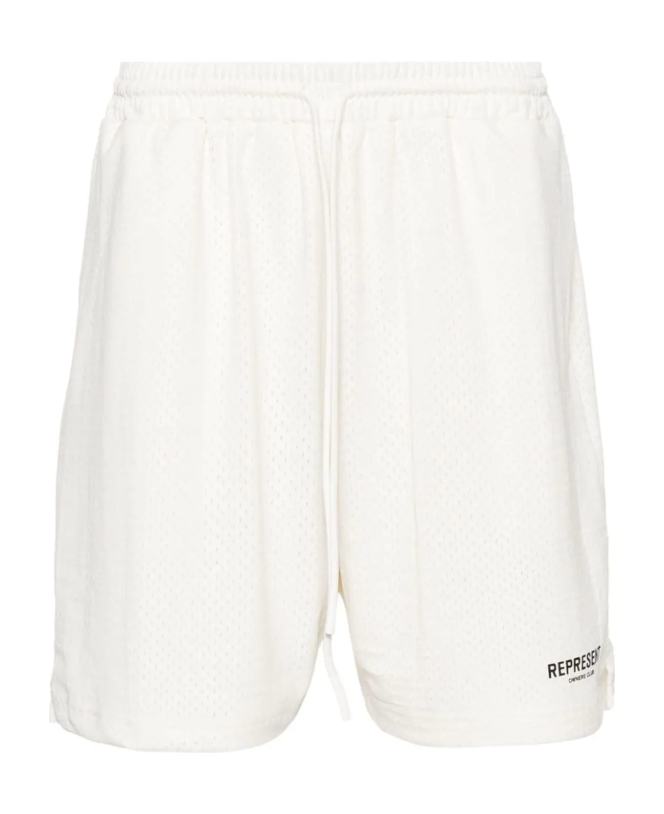REPRESENT White Shorts Shorts - FLAT WHITE