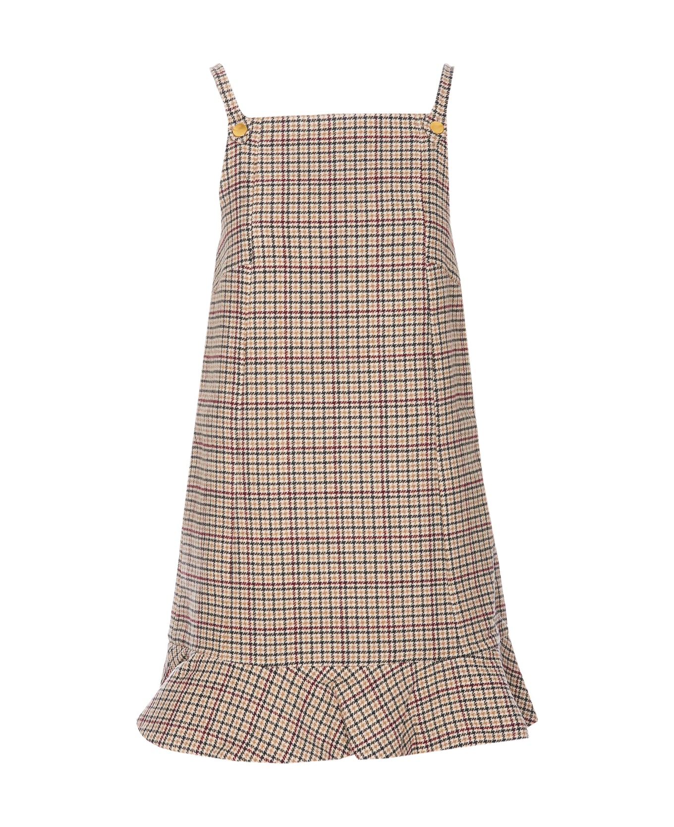 Ganni Check Mini Dress - MultiColour