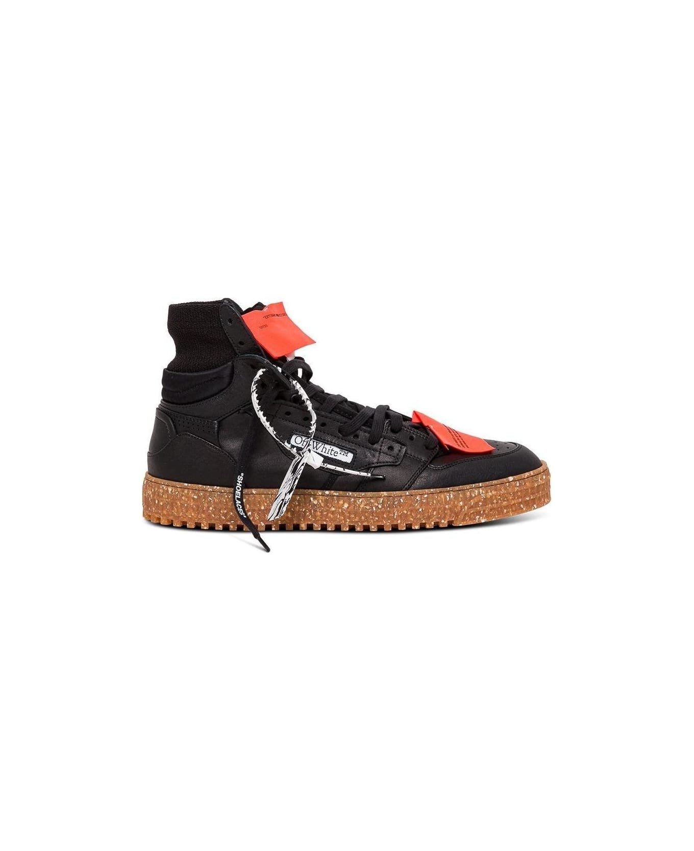 Off-White Logo High-top Sneakers - Nero
