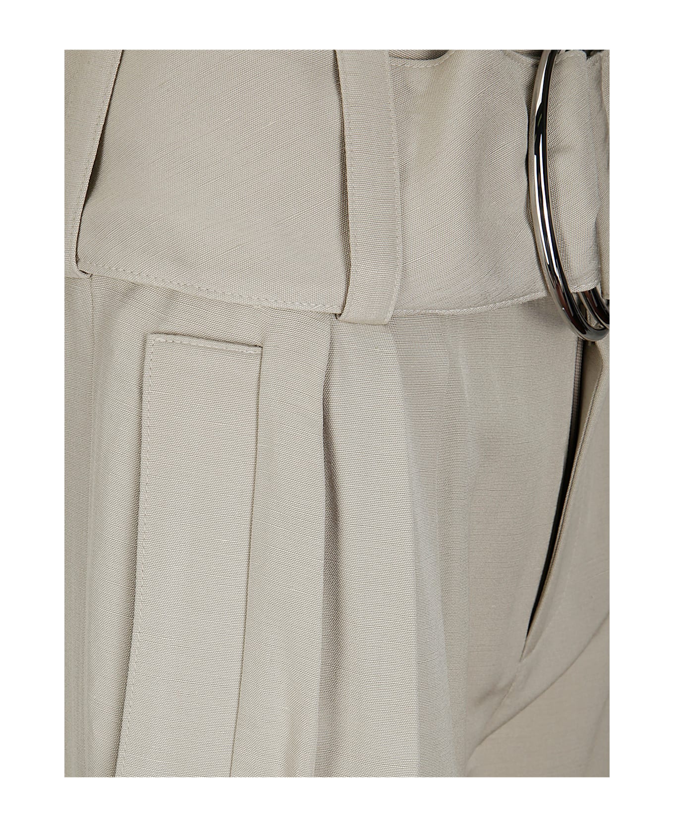 J.W. Anderson Gathered D Ring Trousers - Stone