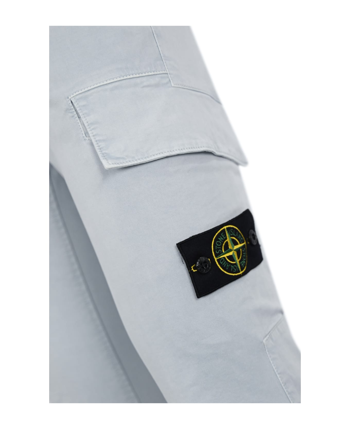 Stone Island Cargo Trousers 30604 Old Treatment - Sky blue ボトムス