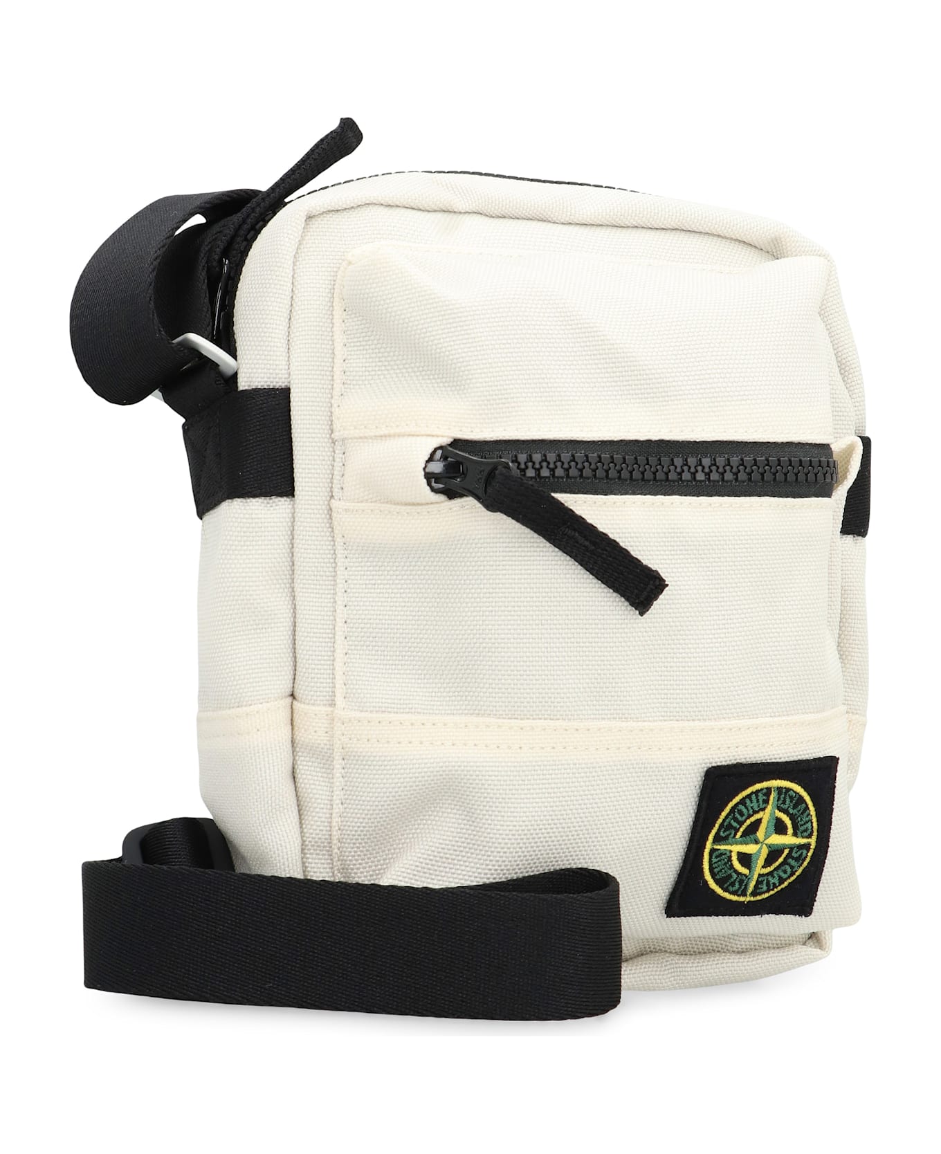 Stone Island Fabric Shoulder Bag - Ivory