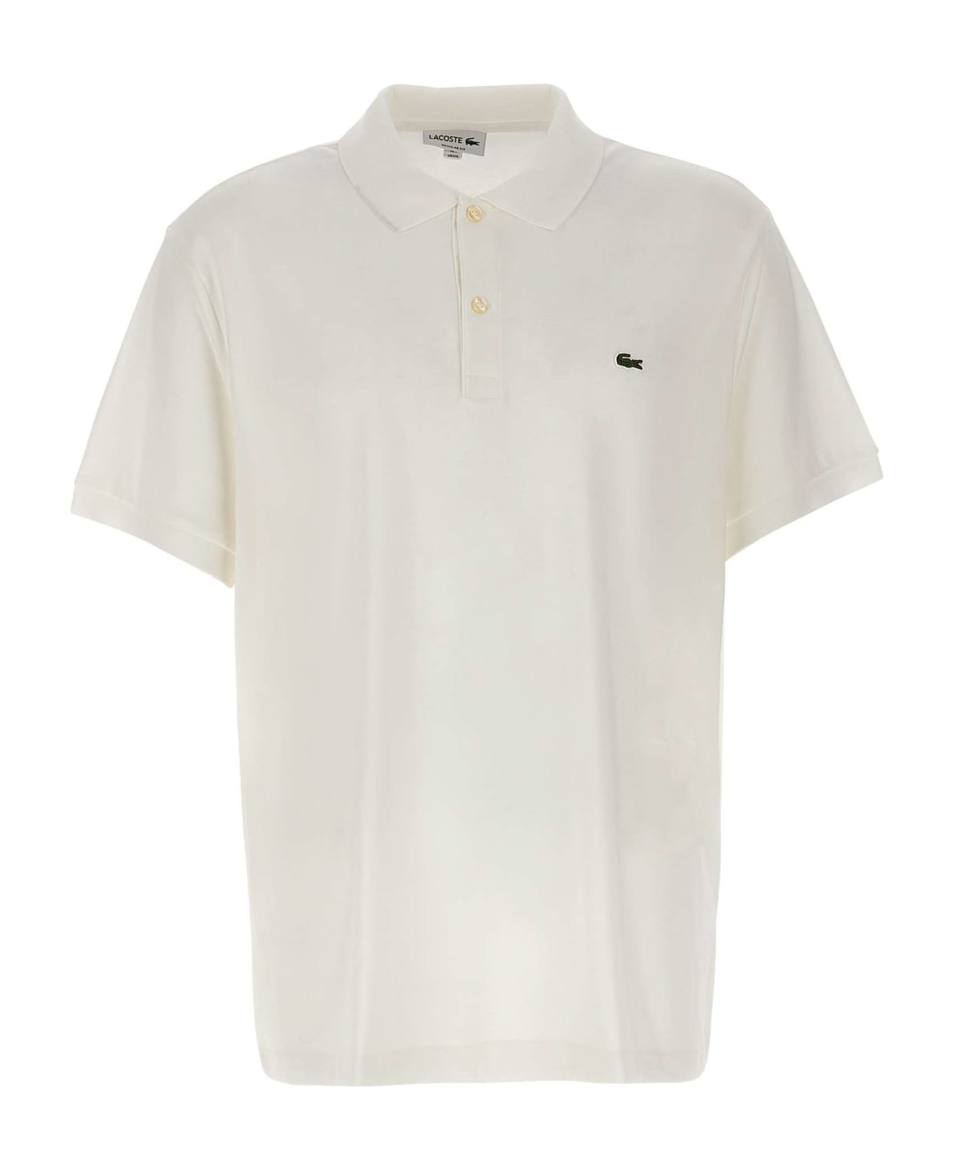 Lacoste Cotton Polo Shirt - Bianco