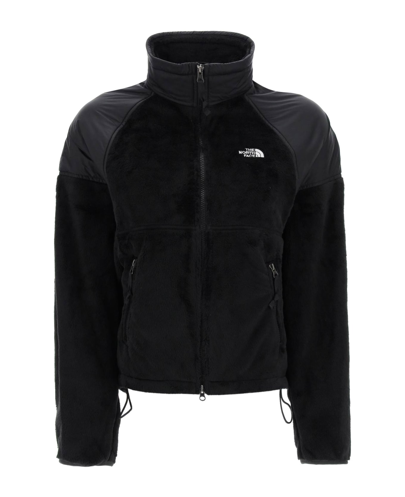 The North Face Versa Velour Jacket In Recycled Fleece And Risptop - TNF BLACK (Black)