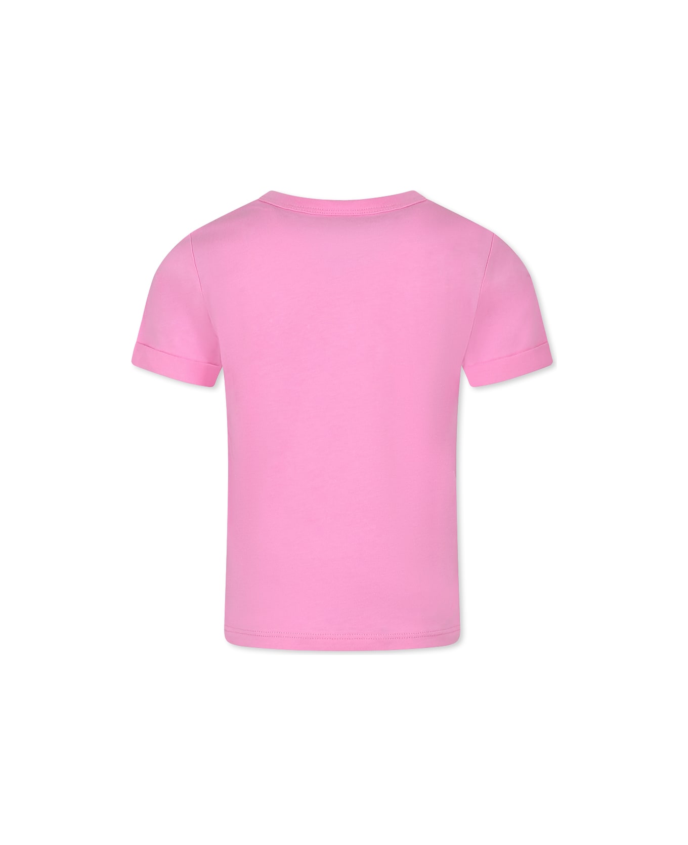 Stella McCartney Kids Pink T-shirt For Girl With Cherries - Pink
