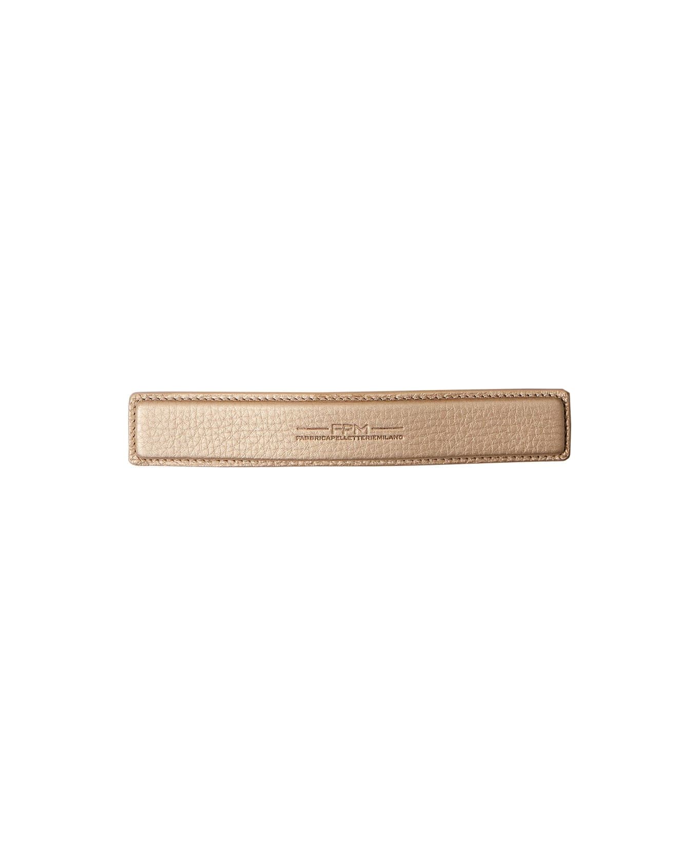 FPM Leather Accessories-leather Handle - GOLD SHIMMER