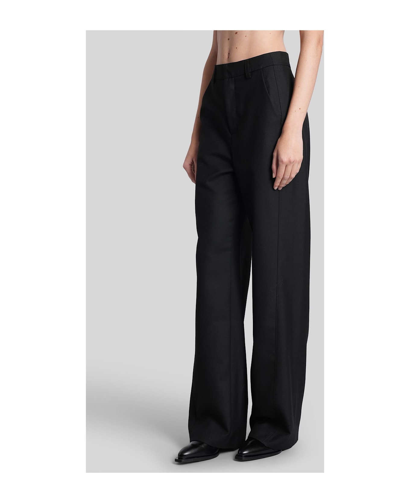 Séfr Zoe Pants In Black Polyester - black