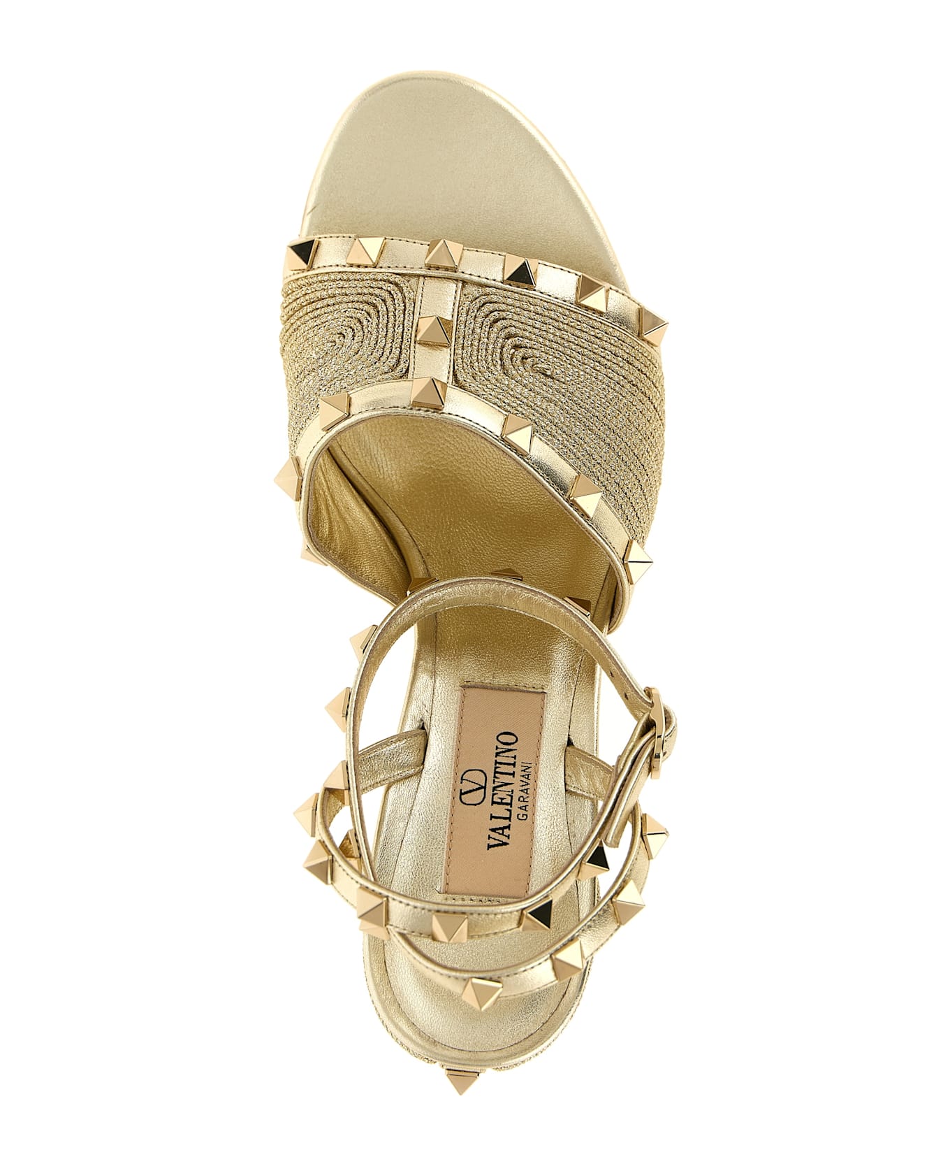 Valentino Garavani 
rockstud
 Sandals - Gold