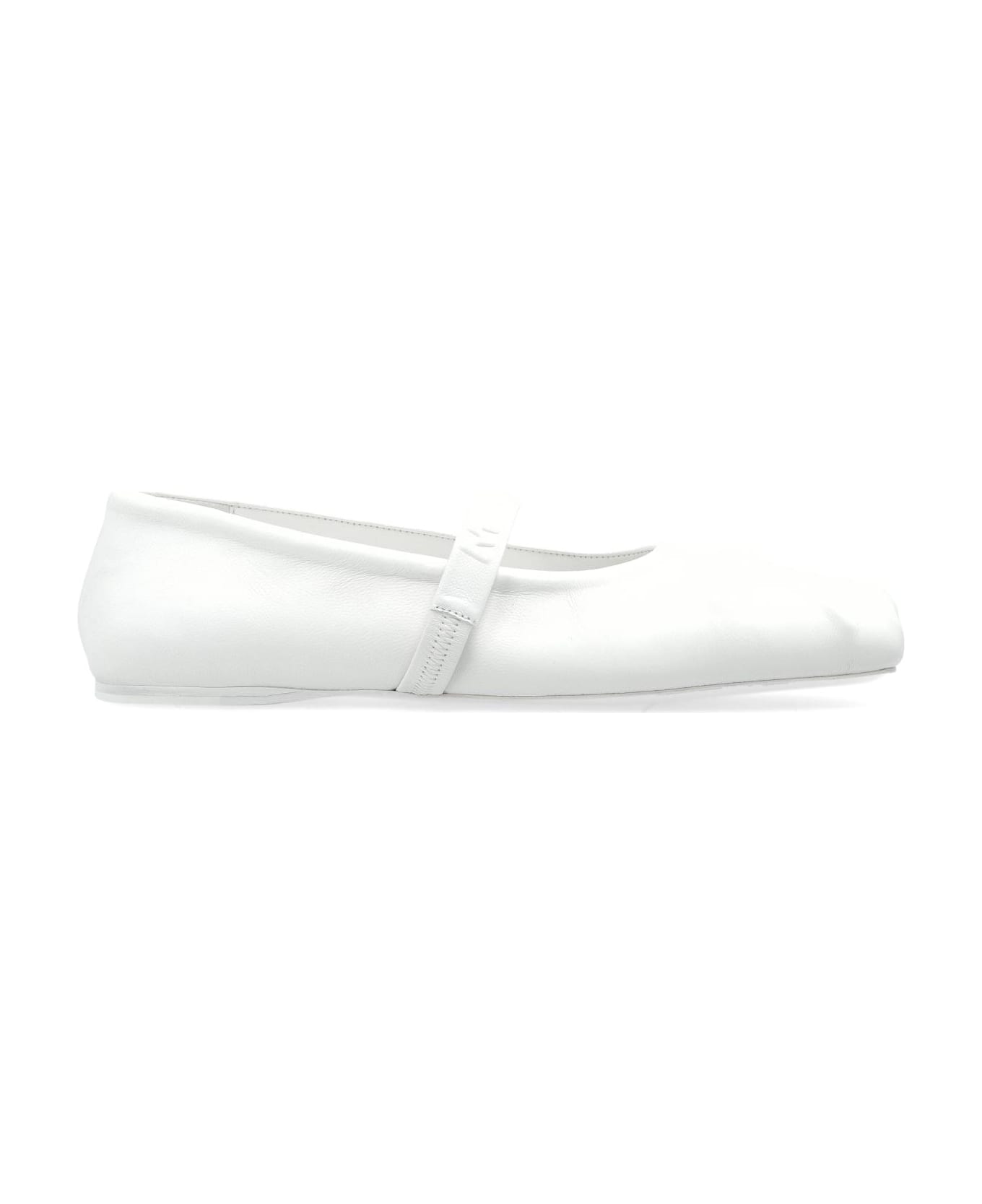 Marni Leather Ballet Flats - LILY WHITE